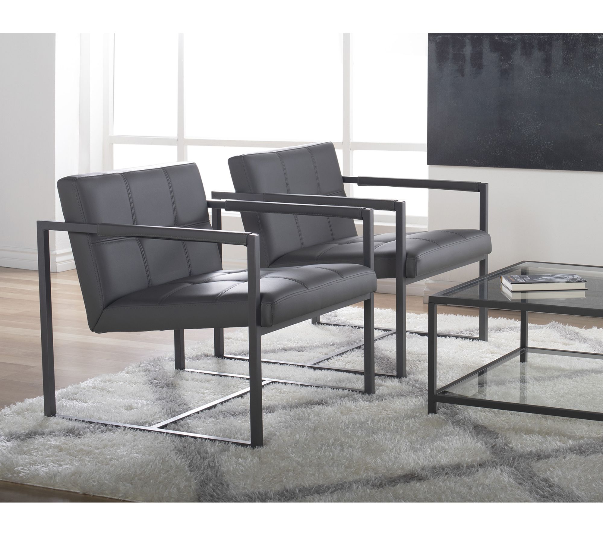 Studio Designs Home Camber Mid-Century Mod. Small Accent Chair