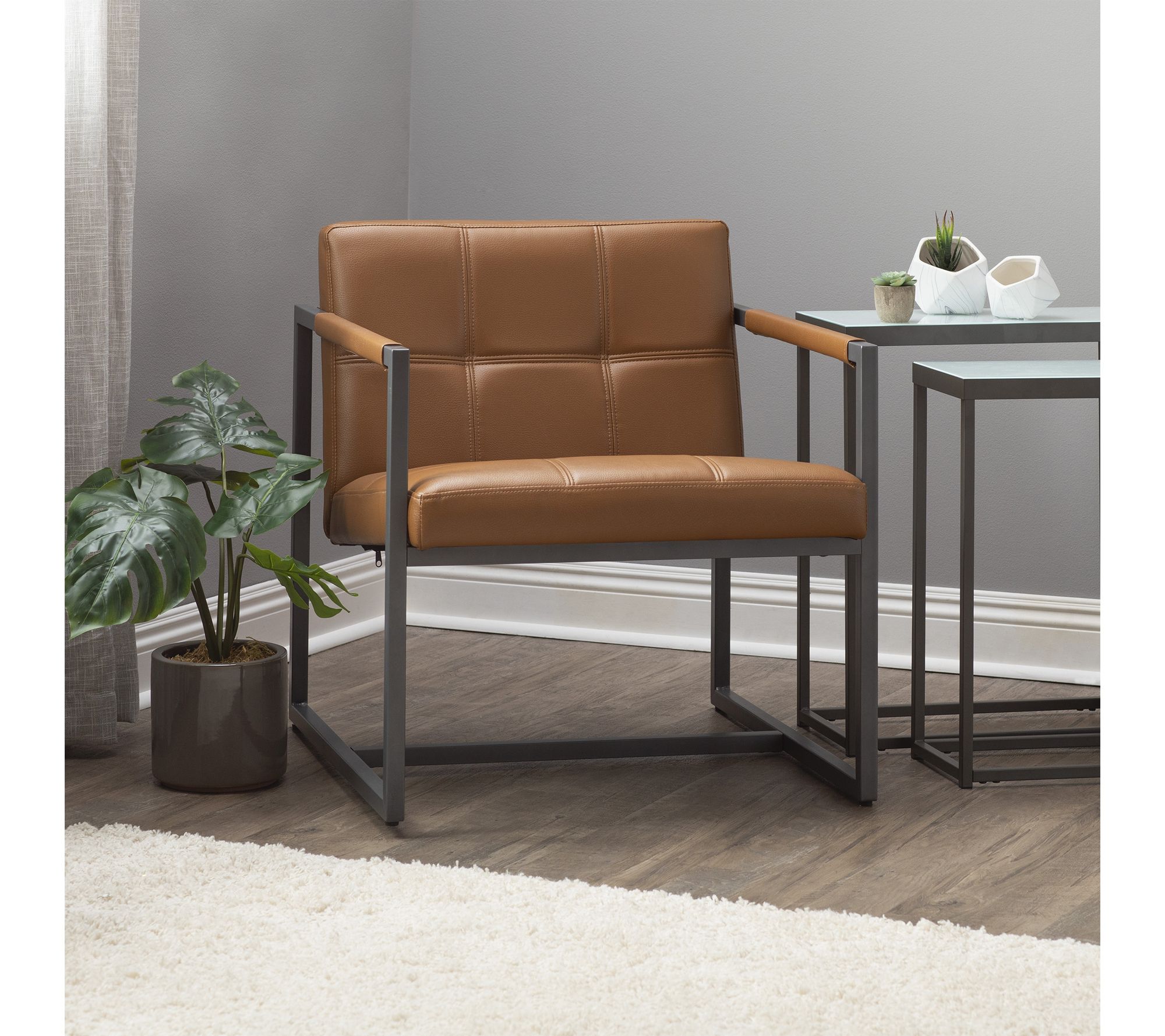 Studio Designs Home Camber Mid-Century Mod. Small Accent Chair