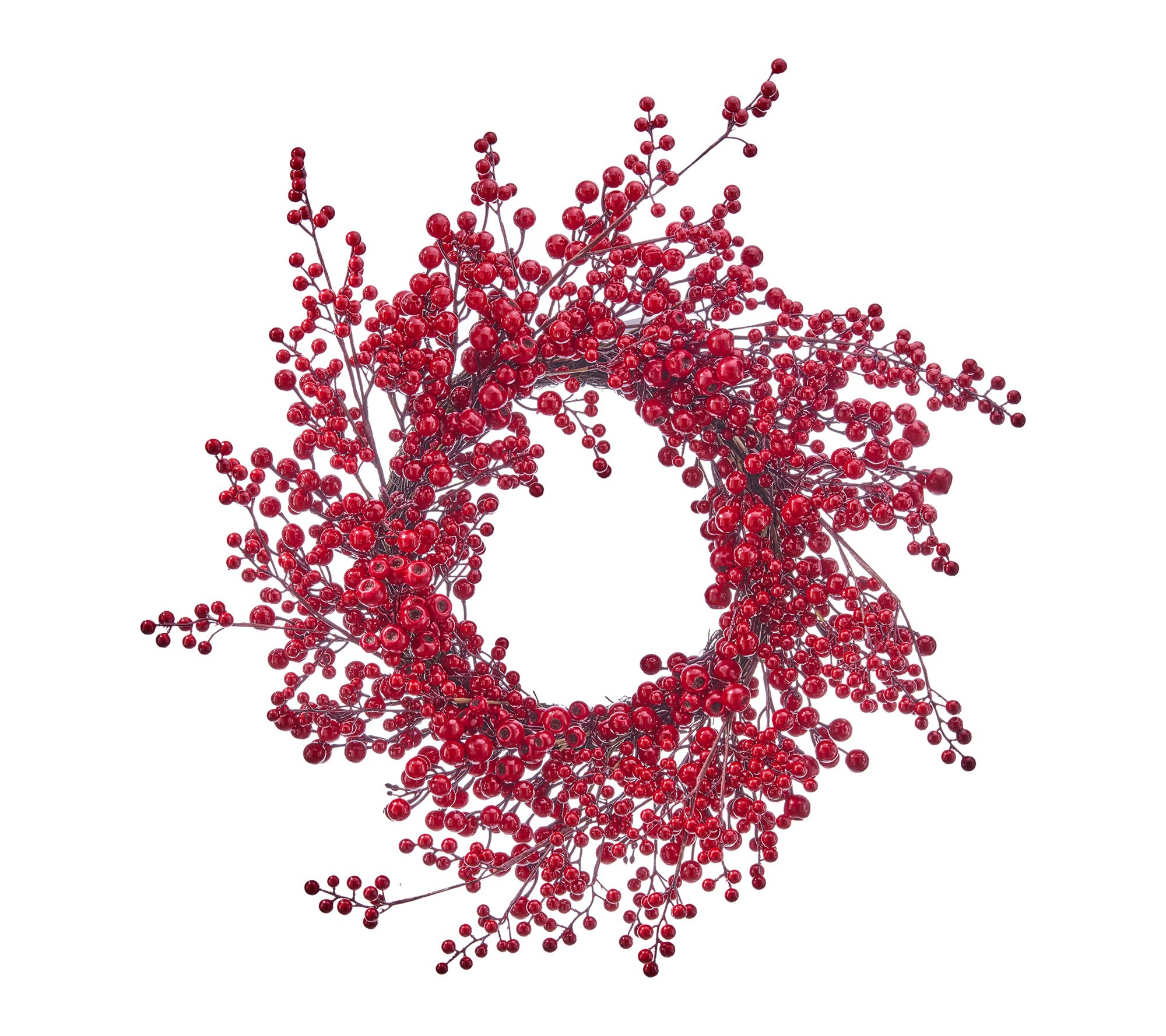 24" Waterproof Wild Berry Wreath by Valerie