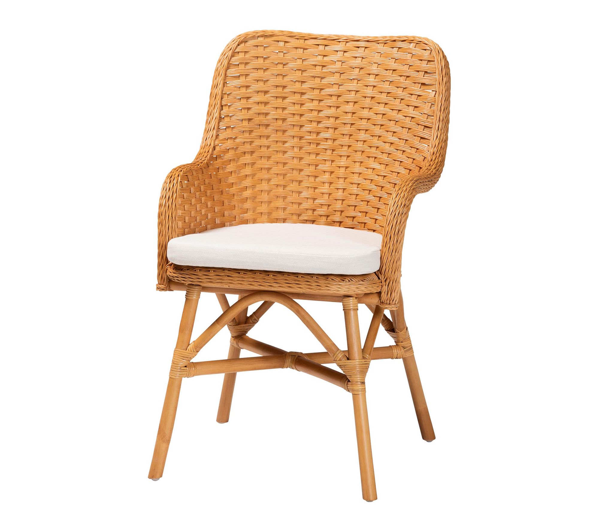bali & pari Celsie Light Honey Rattan Dining Chair