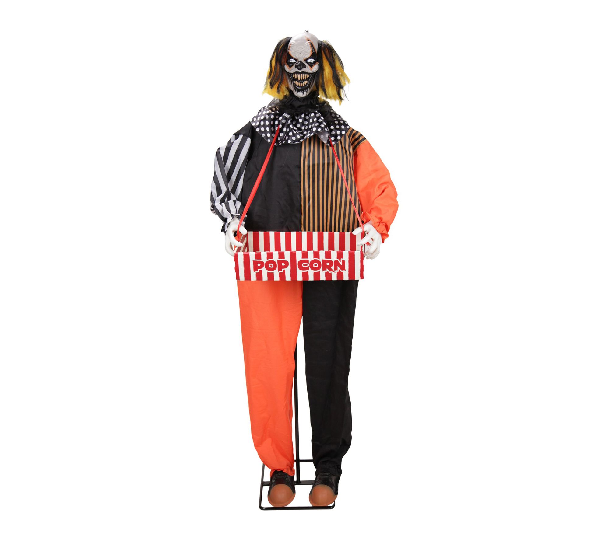 Haunted Hill Farm 5.5-ft. Sudden Surprise Clown Animatronic