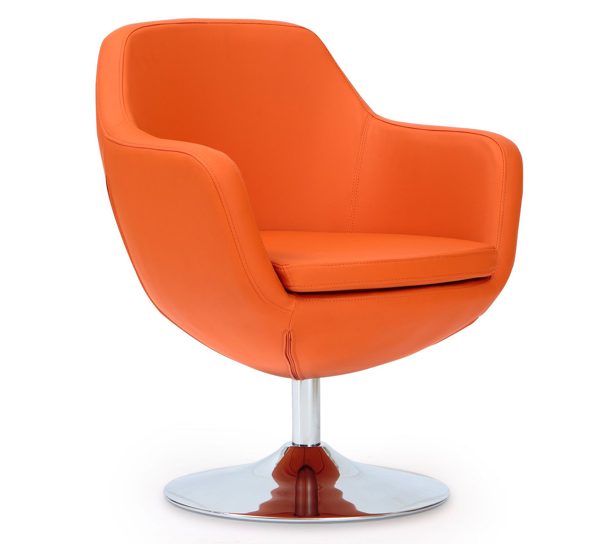 Caisson Swivel Accent Chair