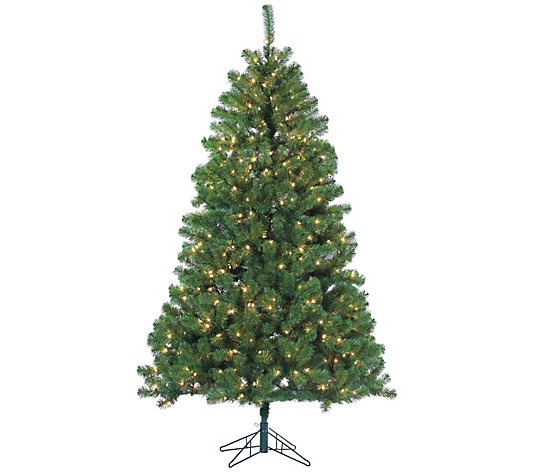 7-Foot Pre-Lit Montana Pine with 500 Lights bySterling Co