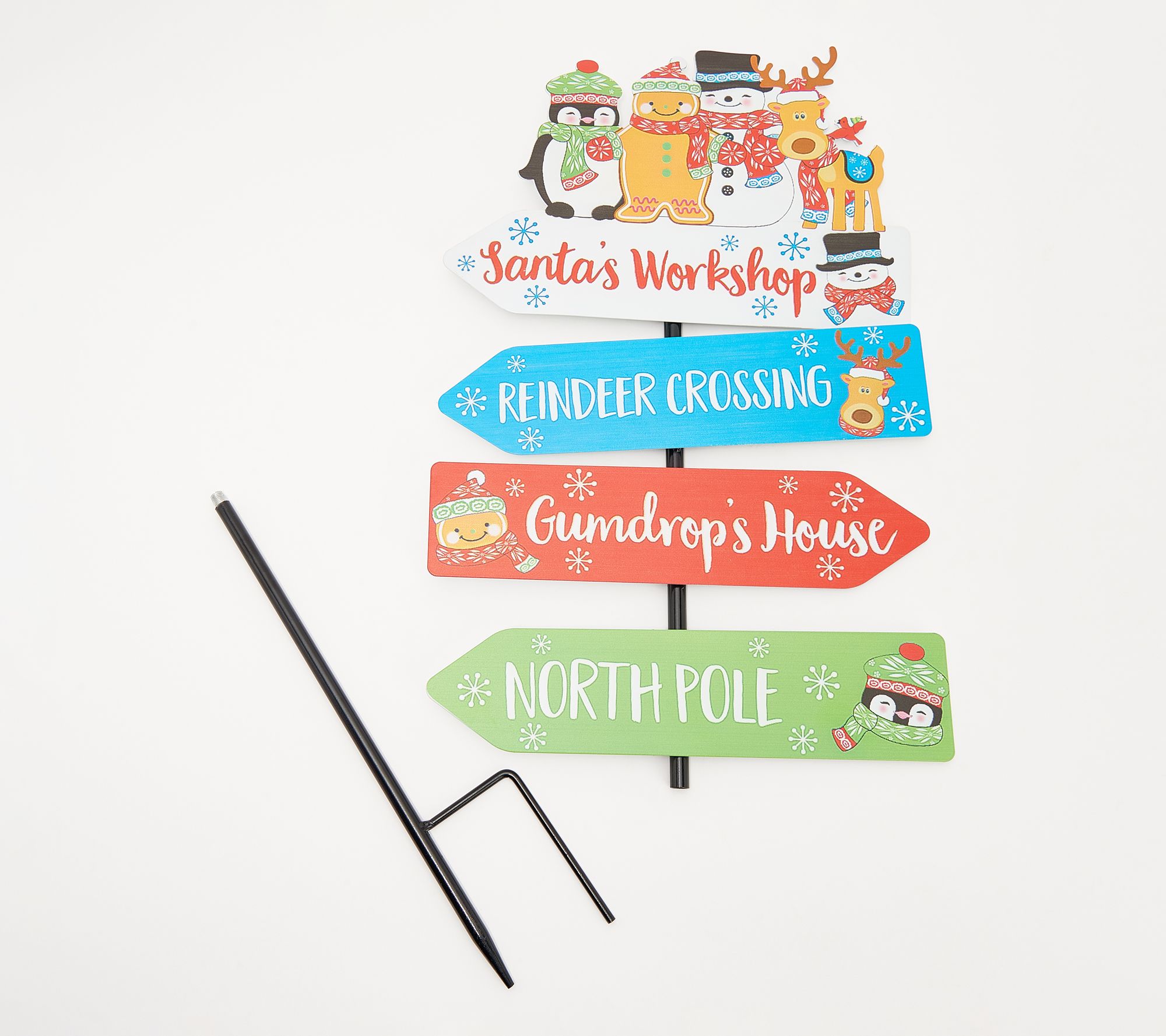 Temp-tations Holiday Metal Yard Sign With Stake