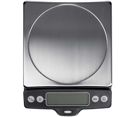 OXO Good Grips 11-lb Stainless Steel Pull-Out Display Scale 