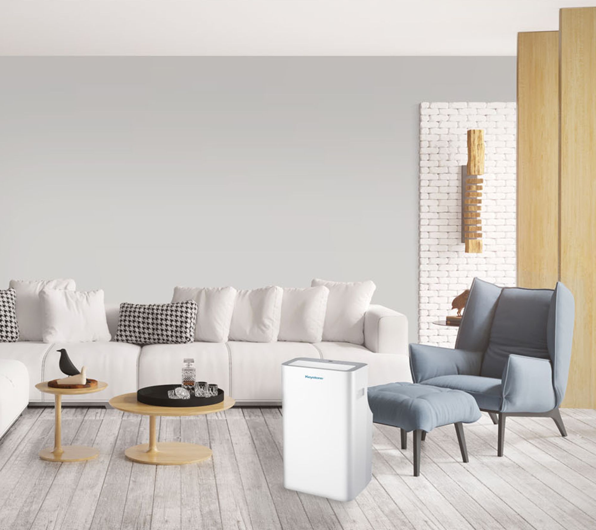 Keystone 300 sq. ft. Portable Air Conditioner with Remote