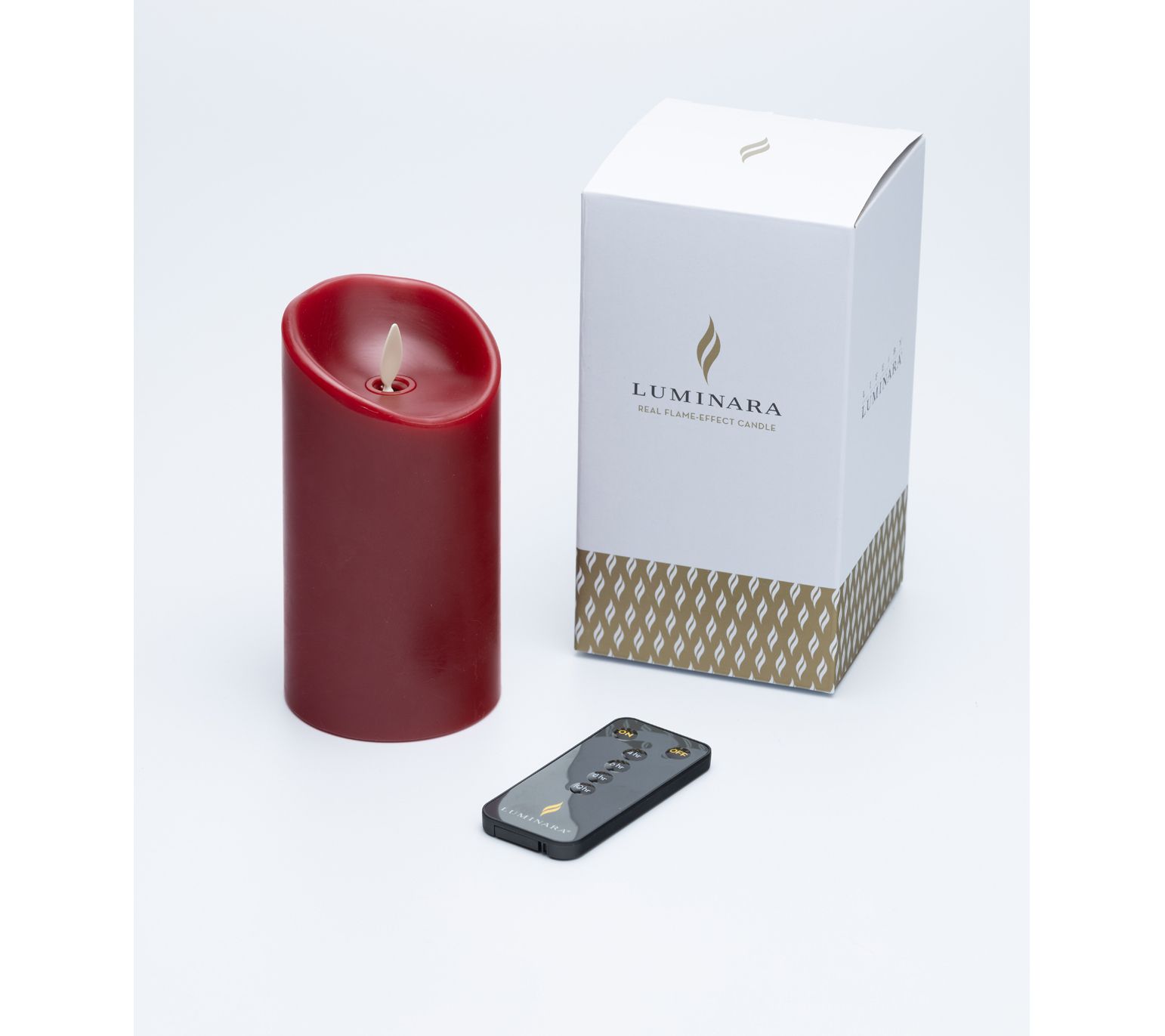 Luminara 6" Unscented Wax Flameless Candle & Remote Control