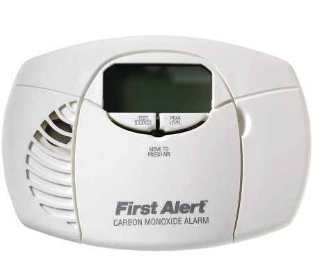 First Alert Battery Powered Carbon Monoxide Alarm Dig Display - QVC.com