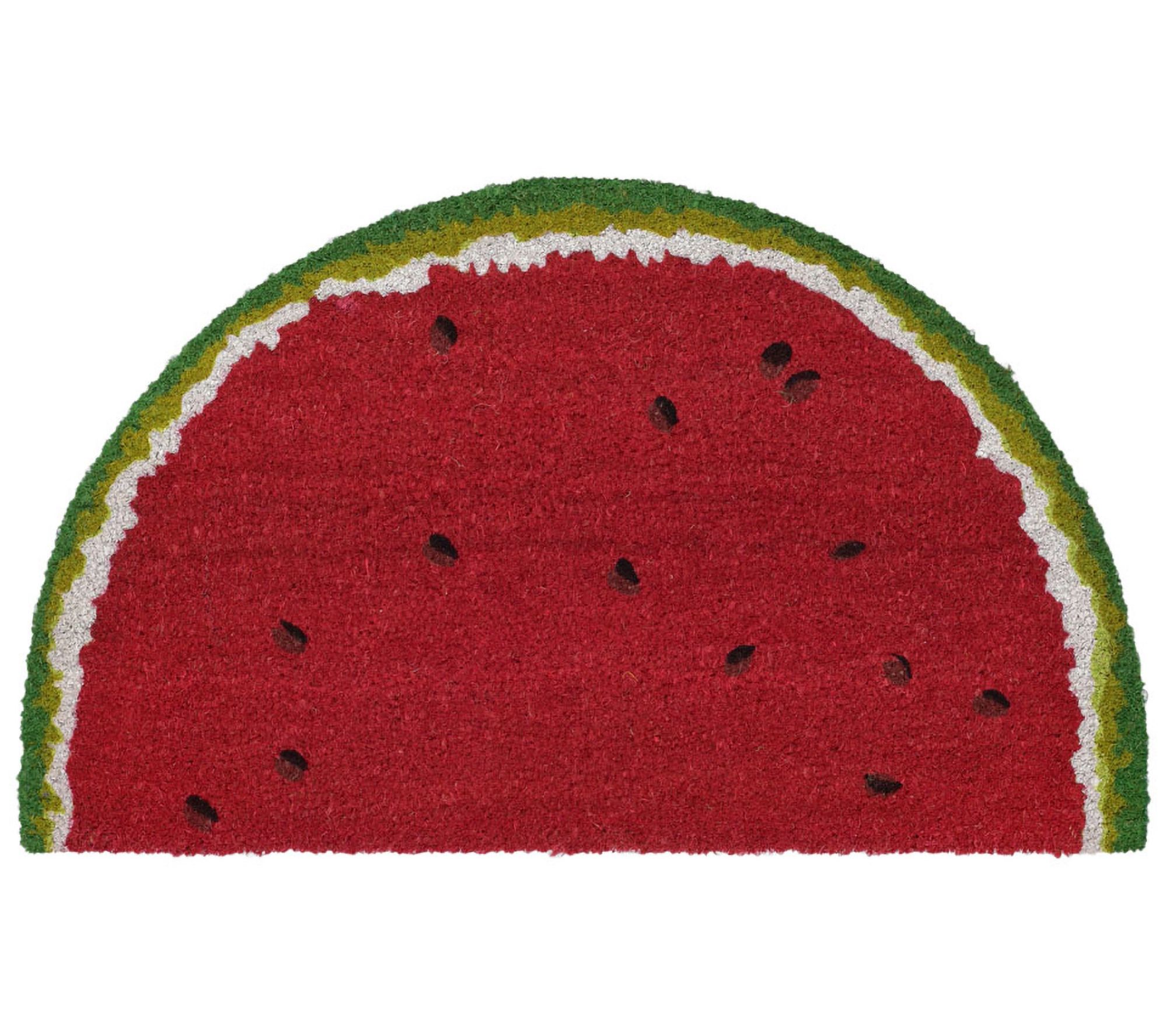 Washable Doormat Rug | Fade-Resistant | Summer Melon Doormat | Ruggable