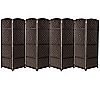Sorbus Extra Wide - Diamond Weave Room Divider8 Panels