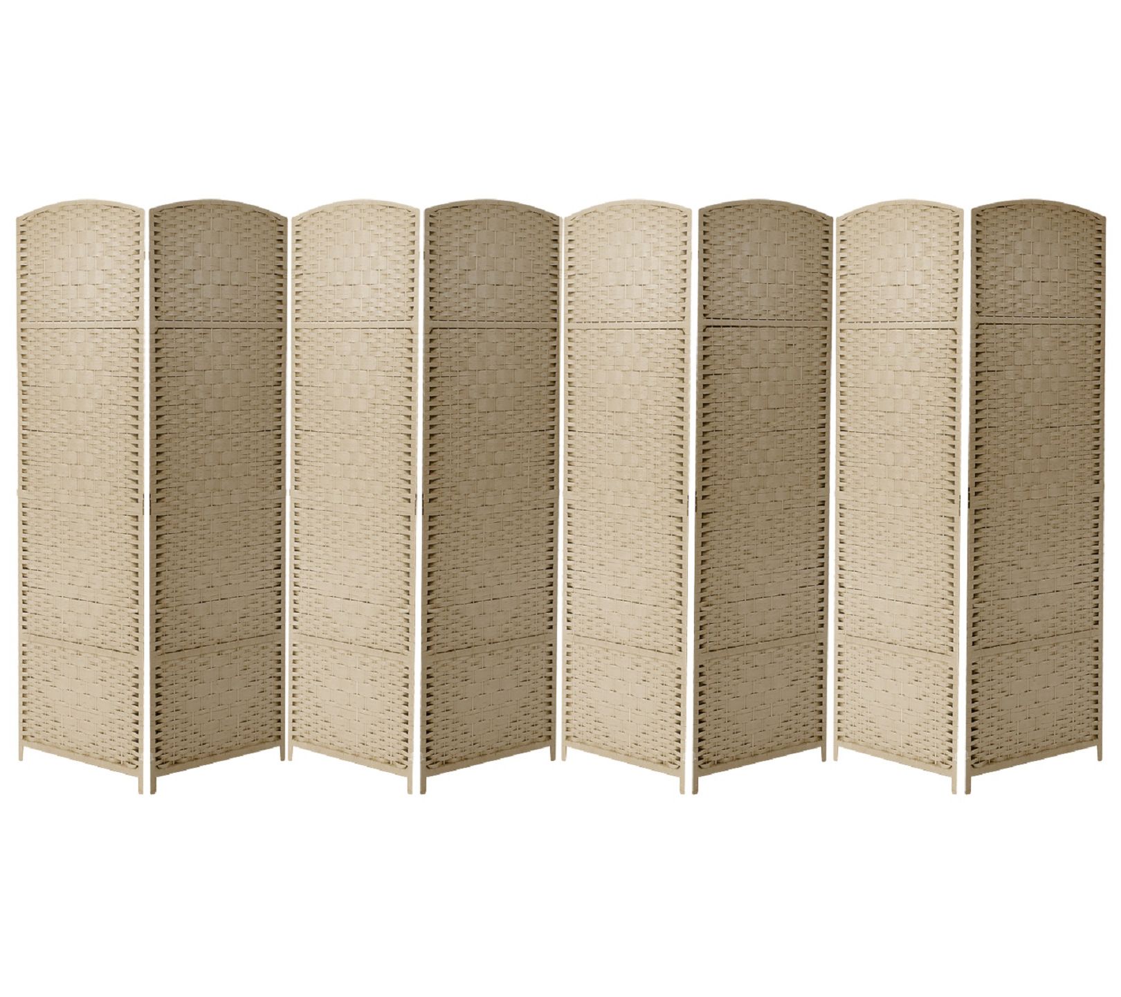 Sorbus Extra Wide - Diamond Weave Room Divider8 Panels