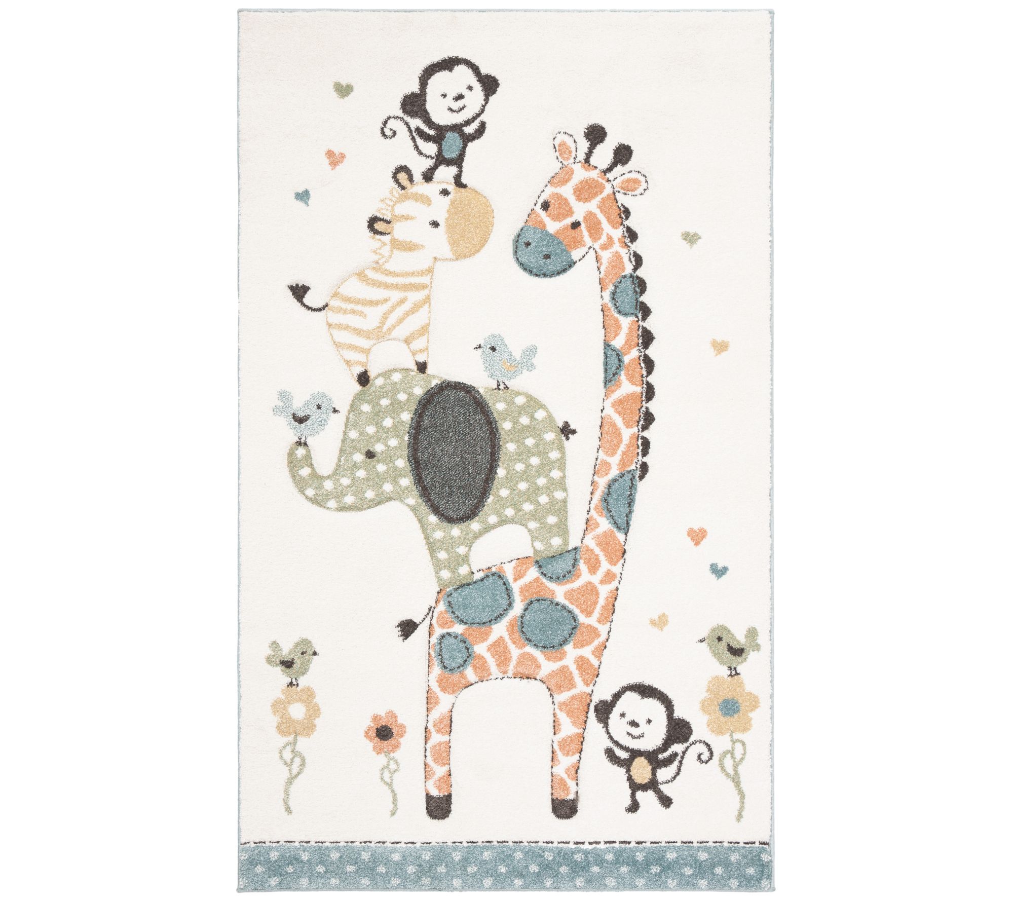 Carousel Kids 120 Collection 3'-3" X 5'-3" Rug