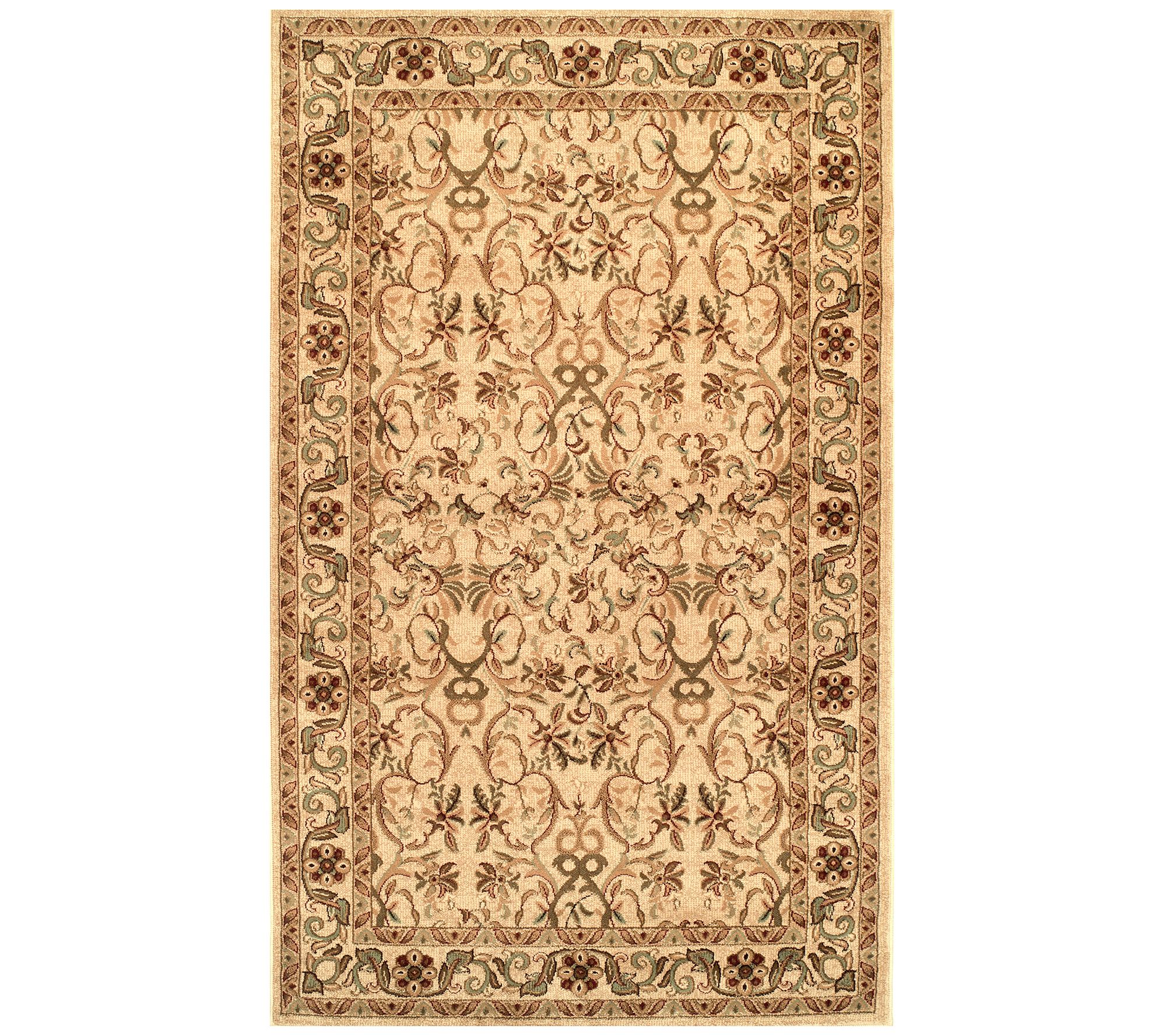 Superior Traditional Floral Scroll Area Rug, 8x10