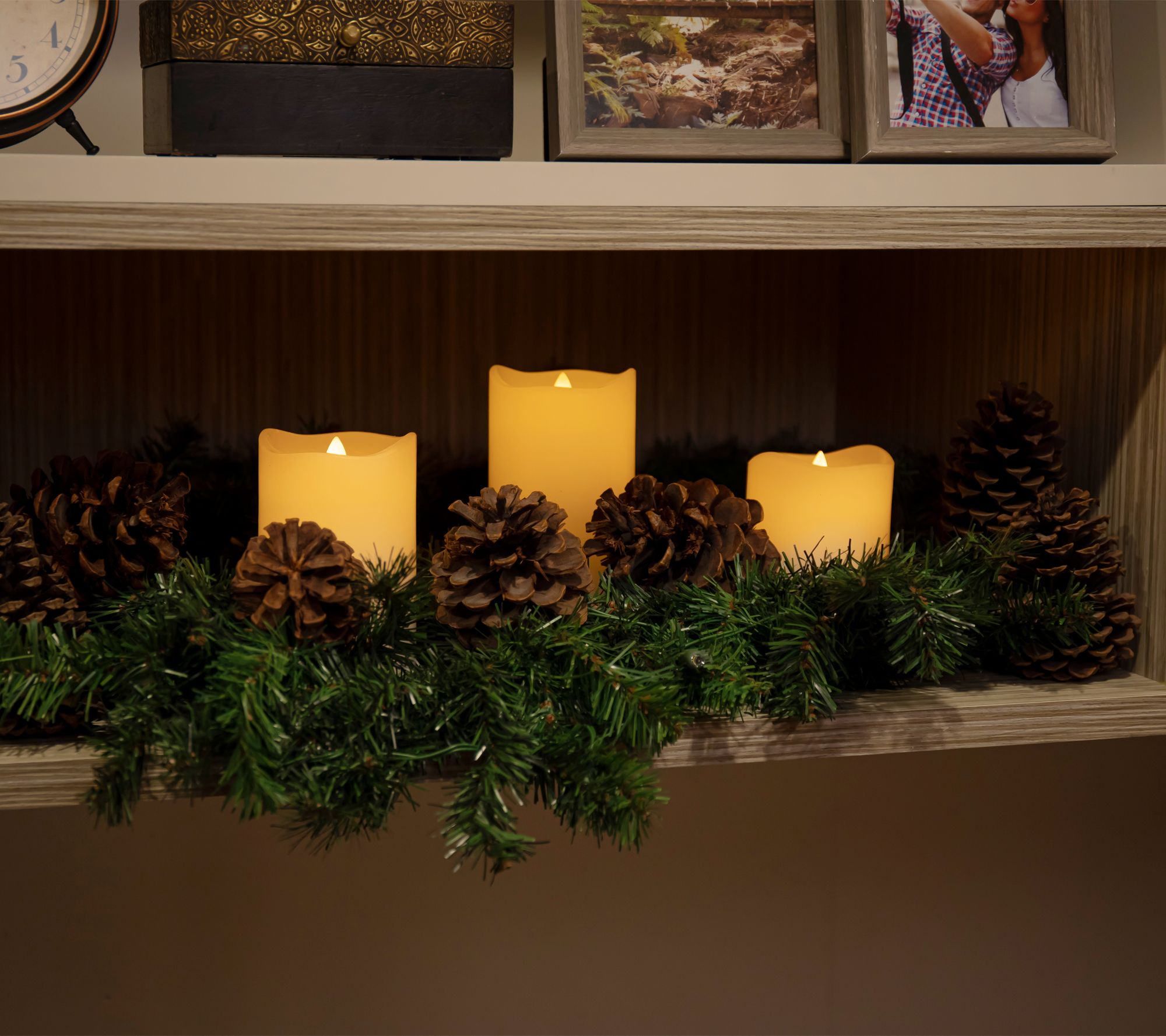 "As Is" Mikasa S/3 Assorted Flameless Blow Out Candles with Remote