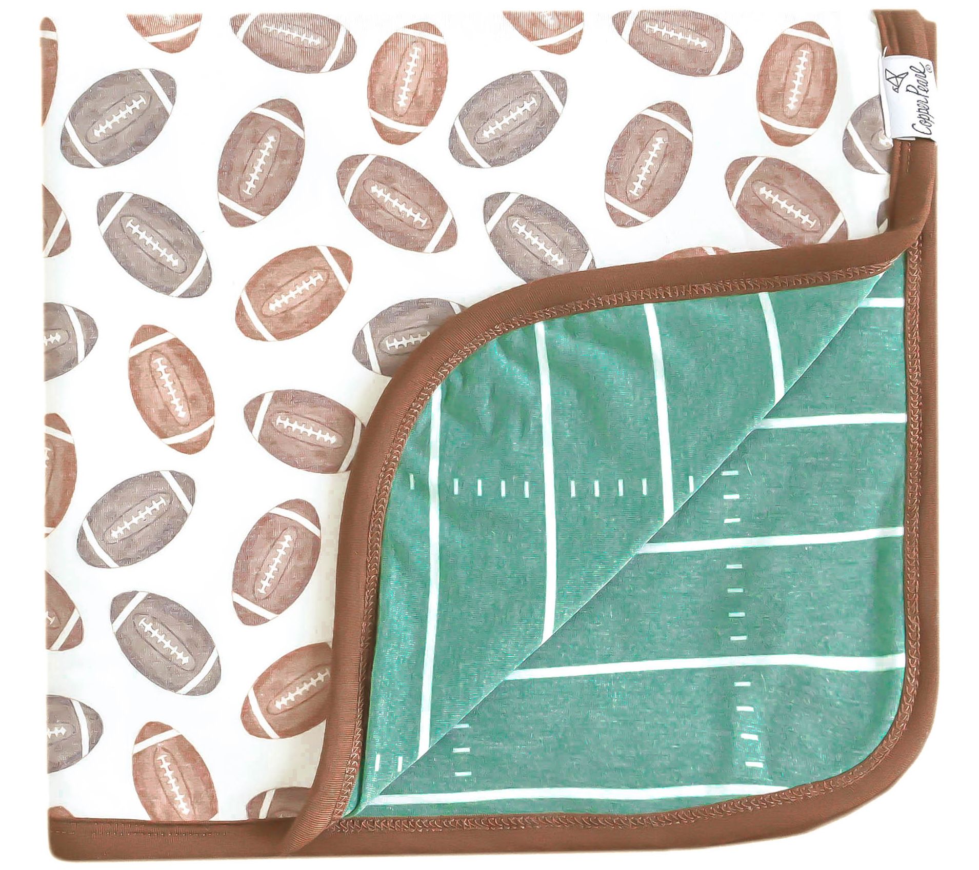 Copper Pearl 3-Layer Baby Stretchy Quilt