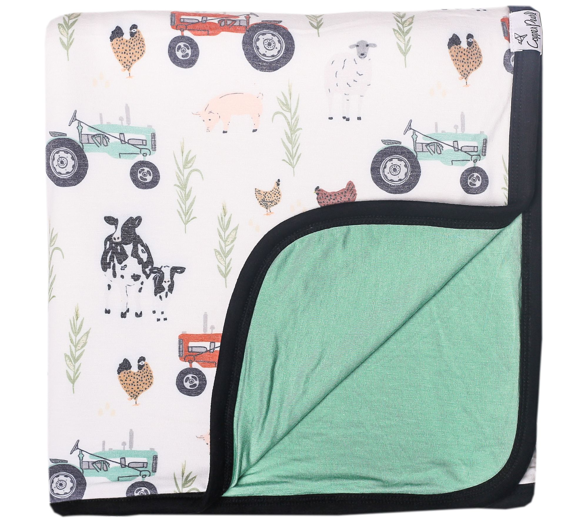 Copper Pearl 3-Layer Baby Stretchy Quilt