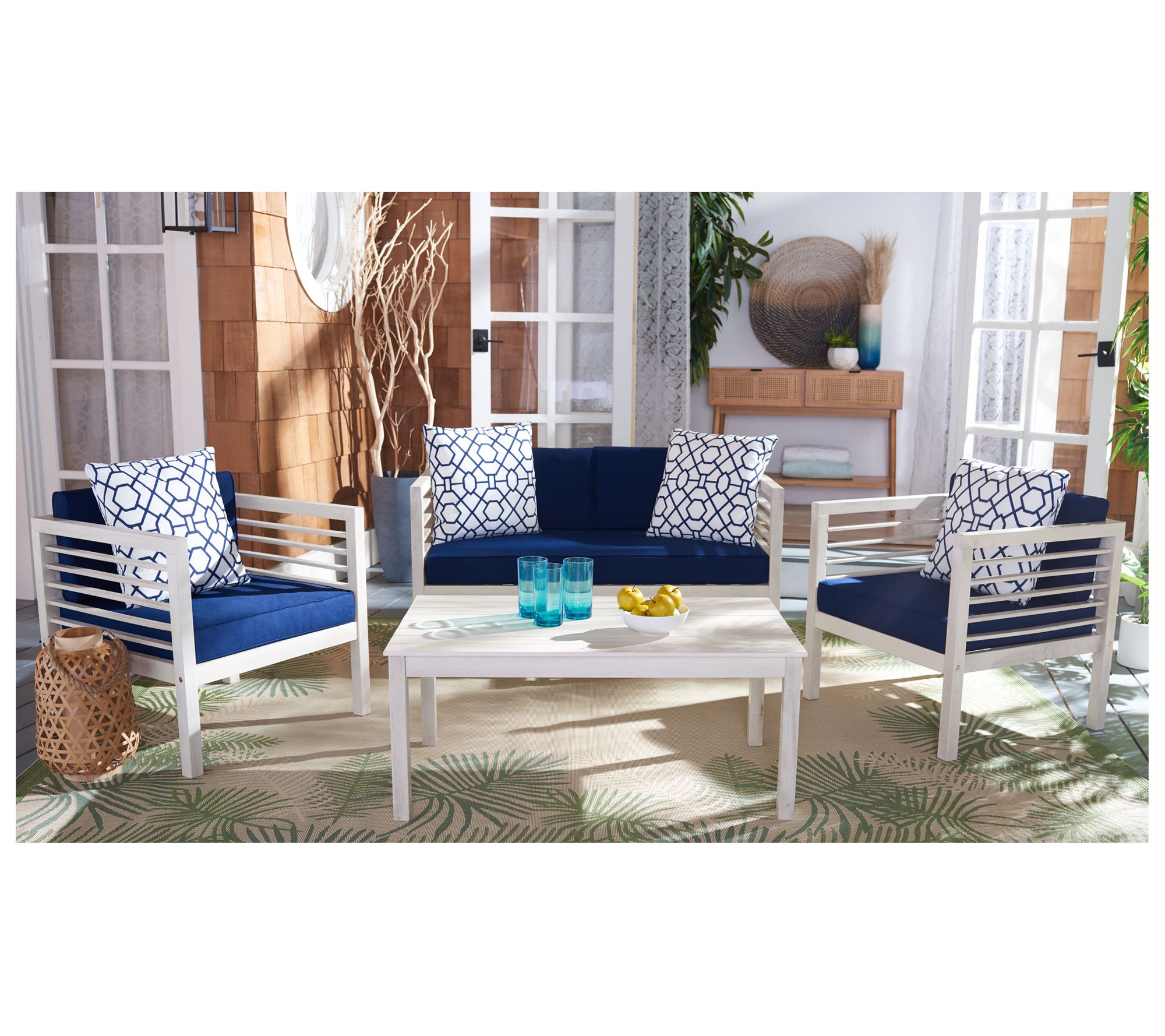 Safavieh Alda 4pc Outdoor  Set