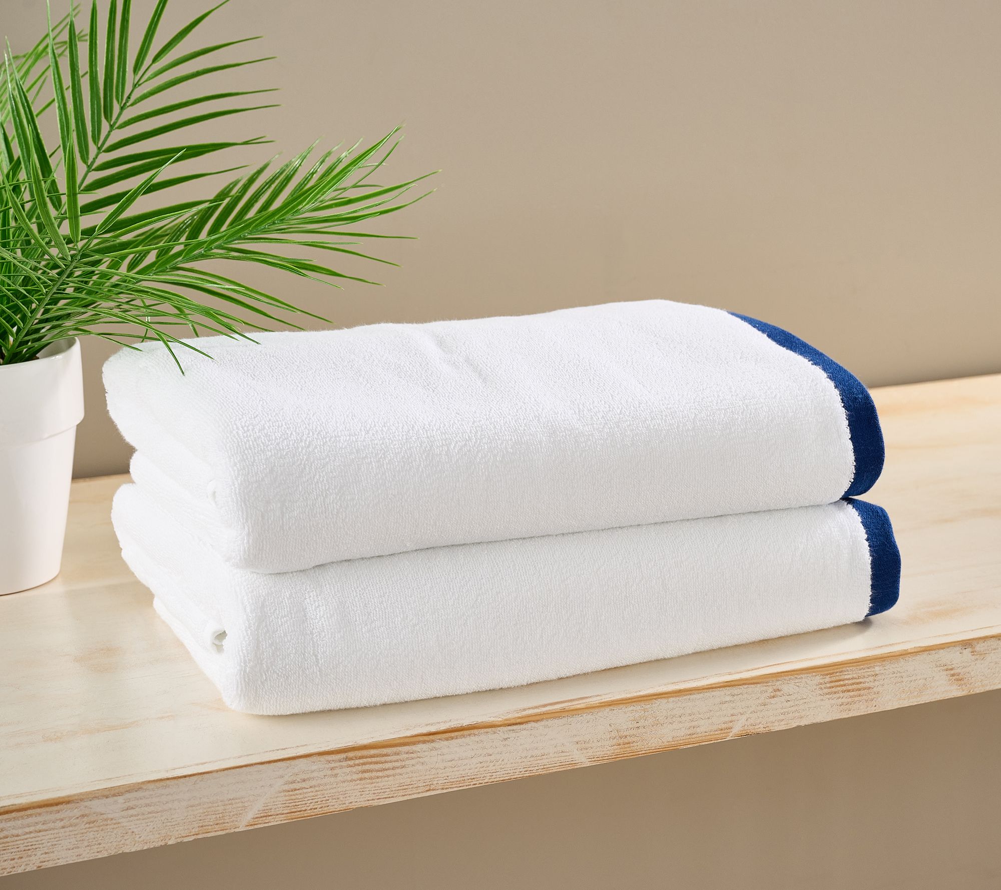 "As Is" Northern Nights Signature Turkish Cotton 2pc Bath Towels