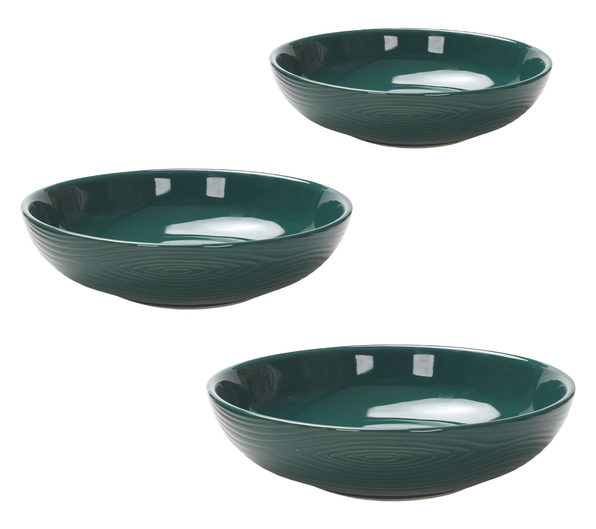 Temp-tations Woodland Set of 3 Shallow Nesting Bowl Set