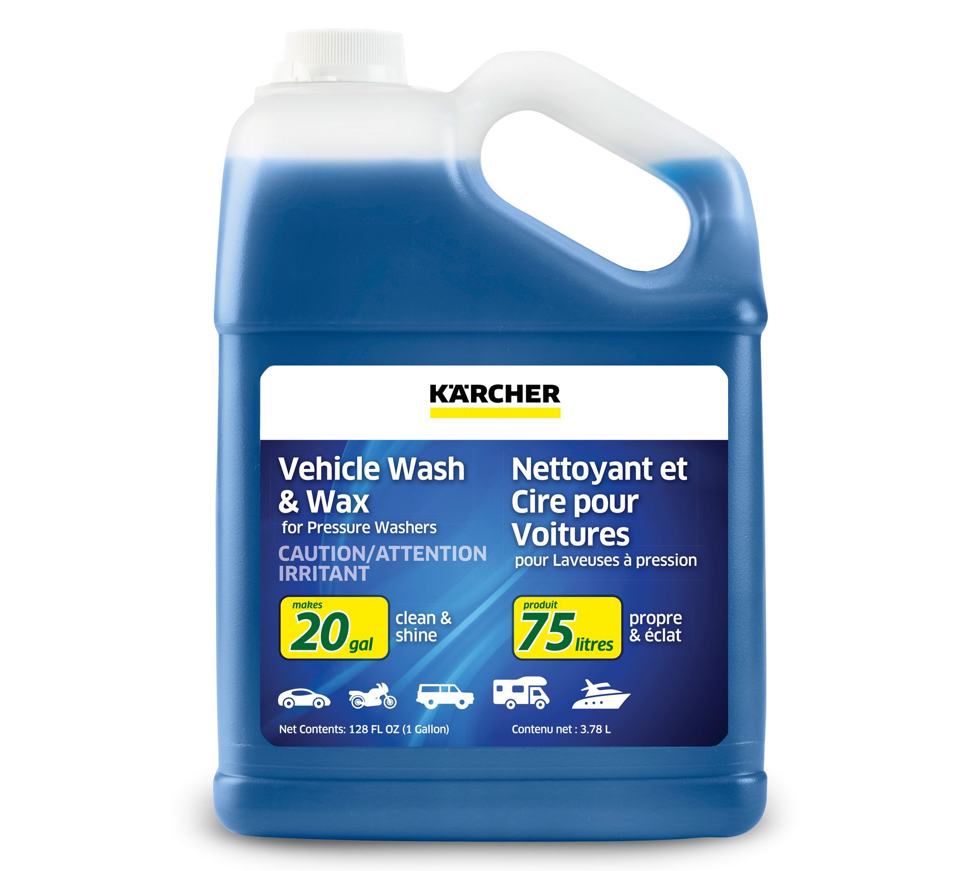 Karcher Pressure Washer Vehicle Wash Concentrate- 1 Gallon