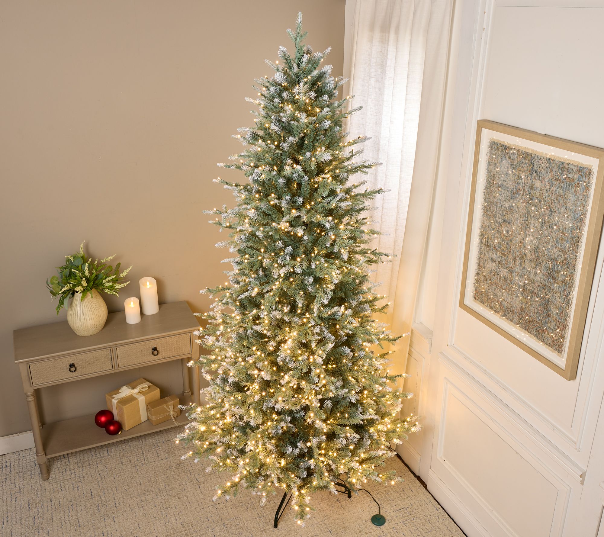 Bethlehem Lights 8.5' Micro LED Tree w/ 4-in-1 LEDs & Storage Bag