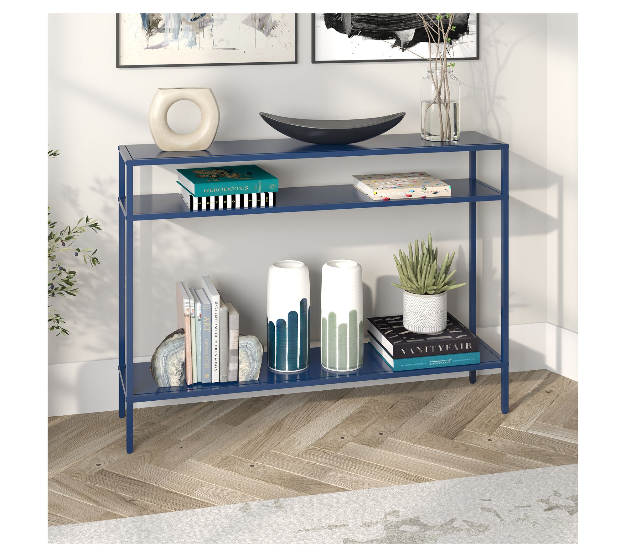 Hudson&Canal Ricardo 42" Wide Rectangular Console Table