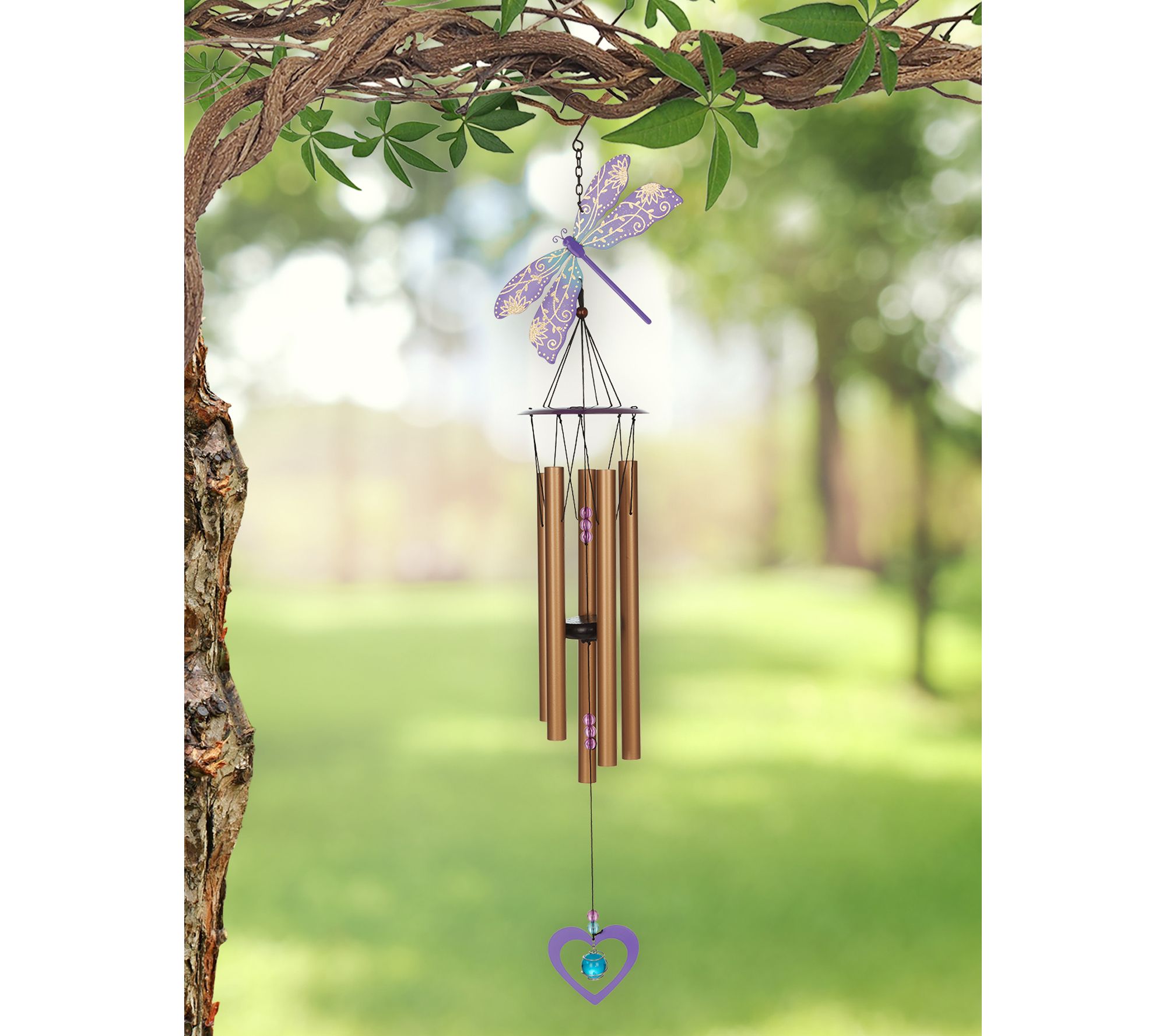 Sunset Vista Designs Gold Wind Chime
