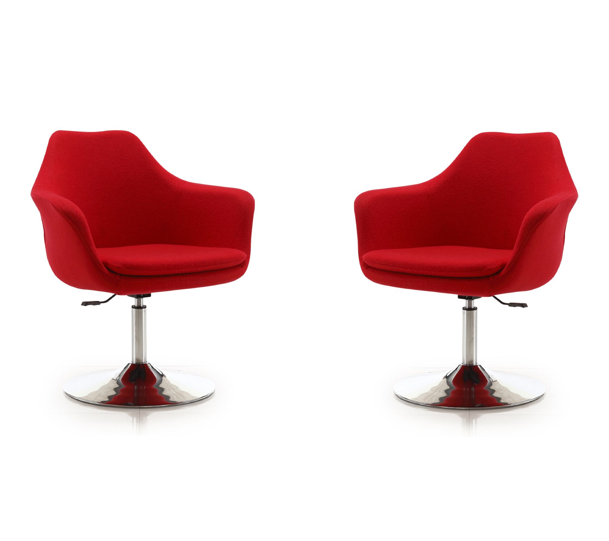 Manhattan Comfort Kinsey Swivel Lounge Chair -Set of 2