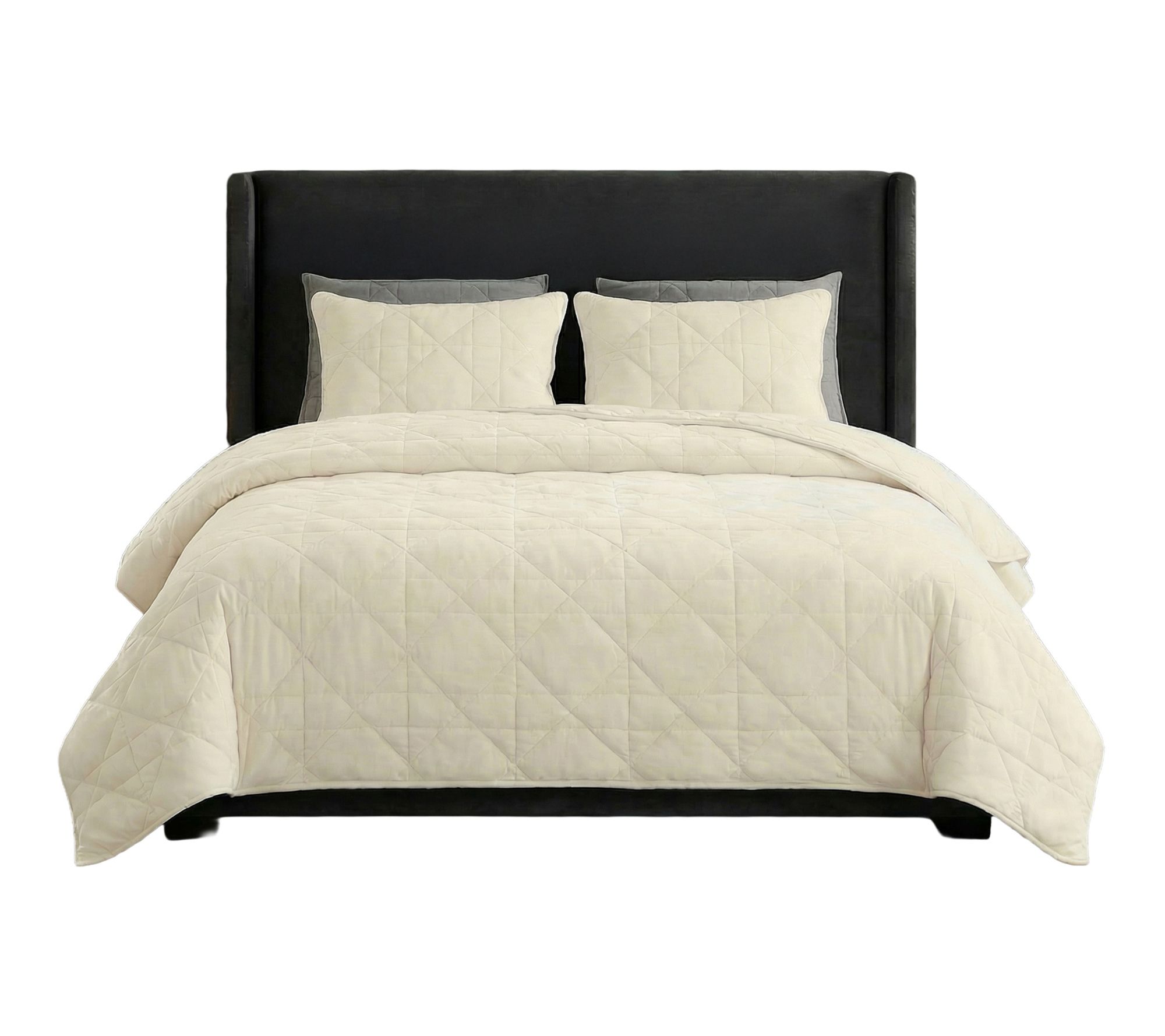 Lavish Home 3-Piece King Ultra Soft Quilt Bedding Set