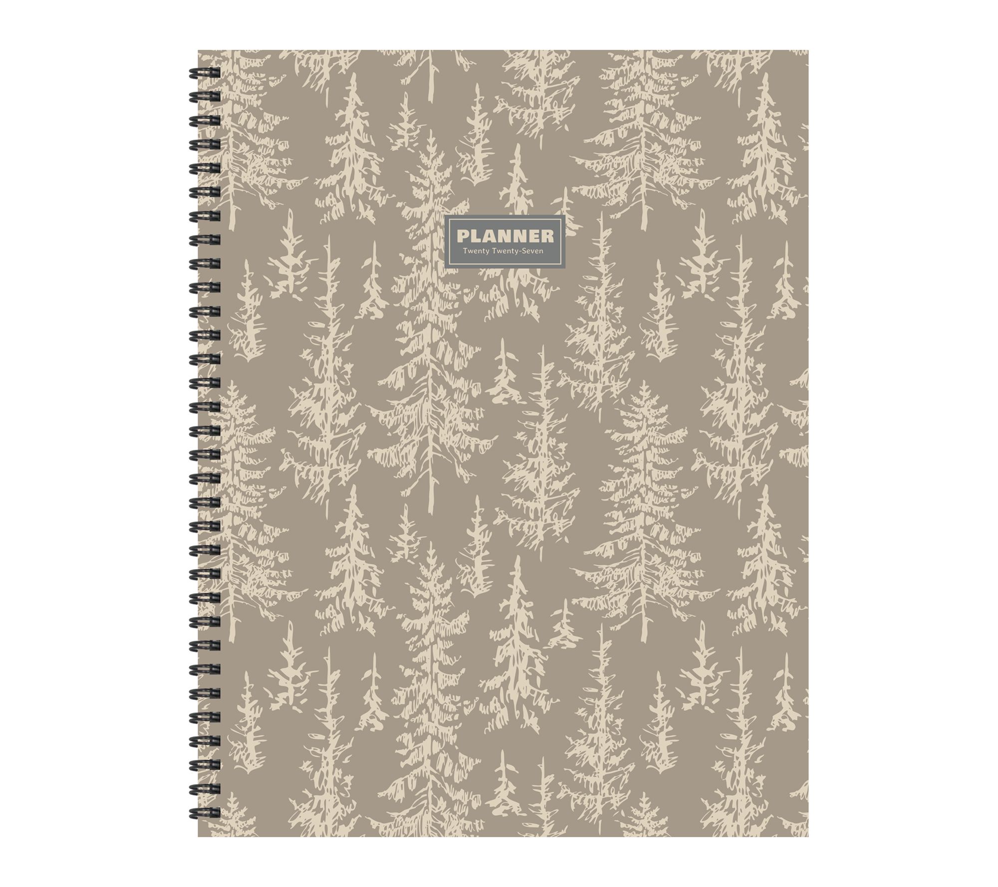 2027 Foggy Forest Large Weekly Monthly Planner