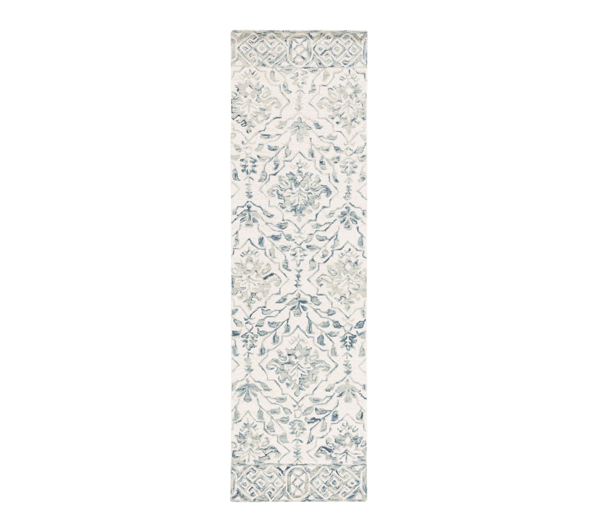 Dip Dye Fleur 2'-3" x 22' Wool Rug by Valerie