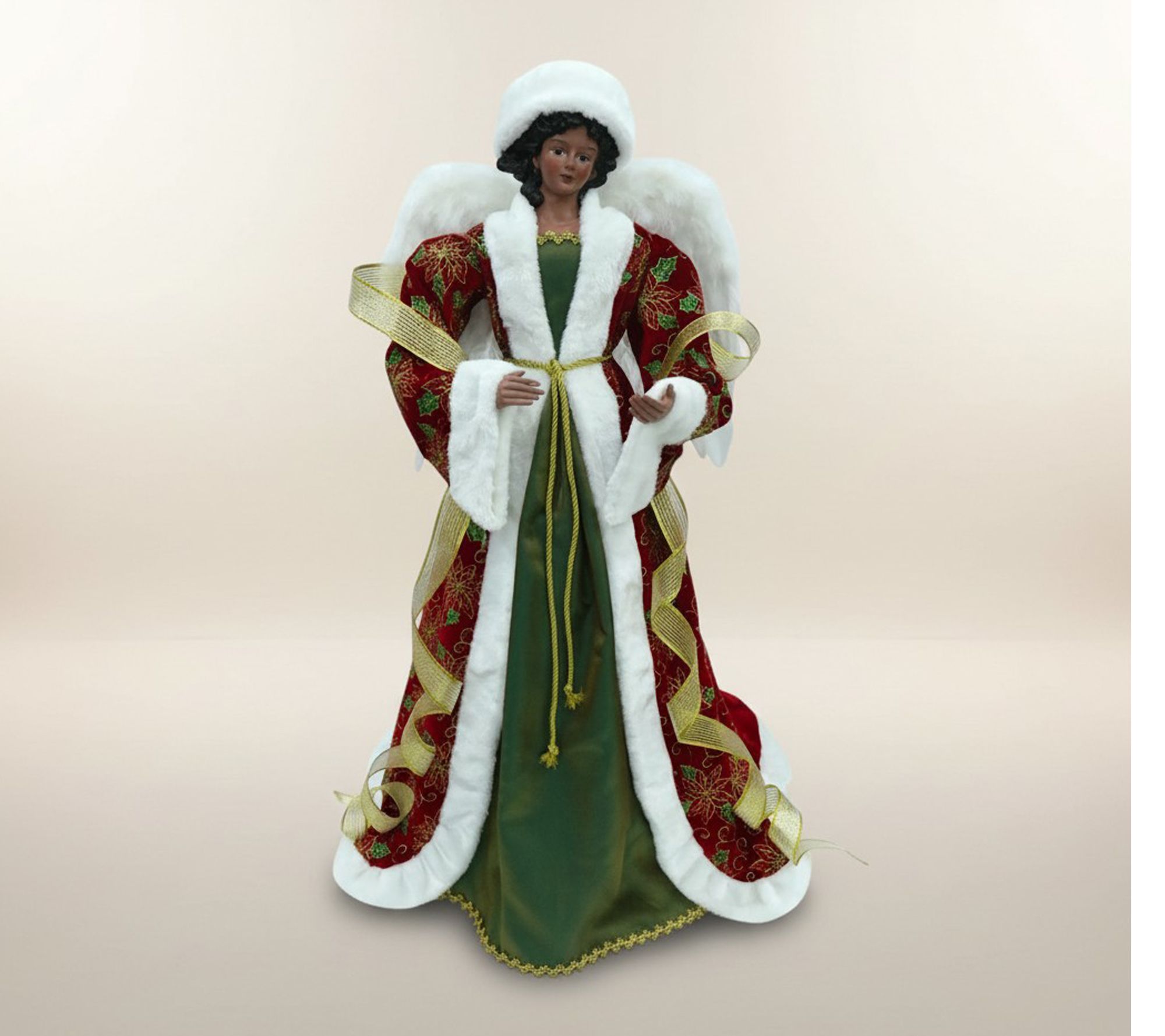 RC Home Decor-38.6" African American ChristmasAngel Figurine