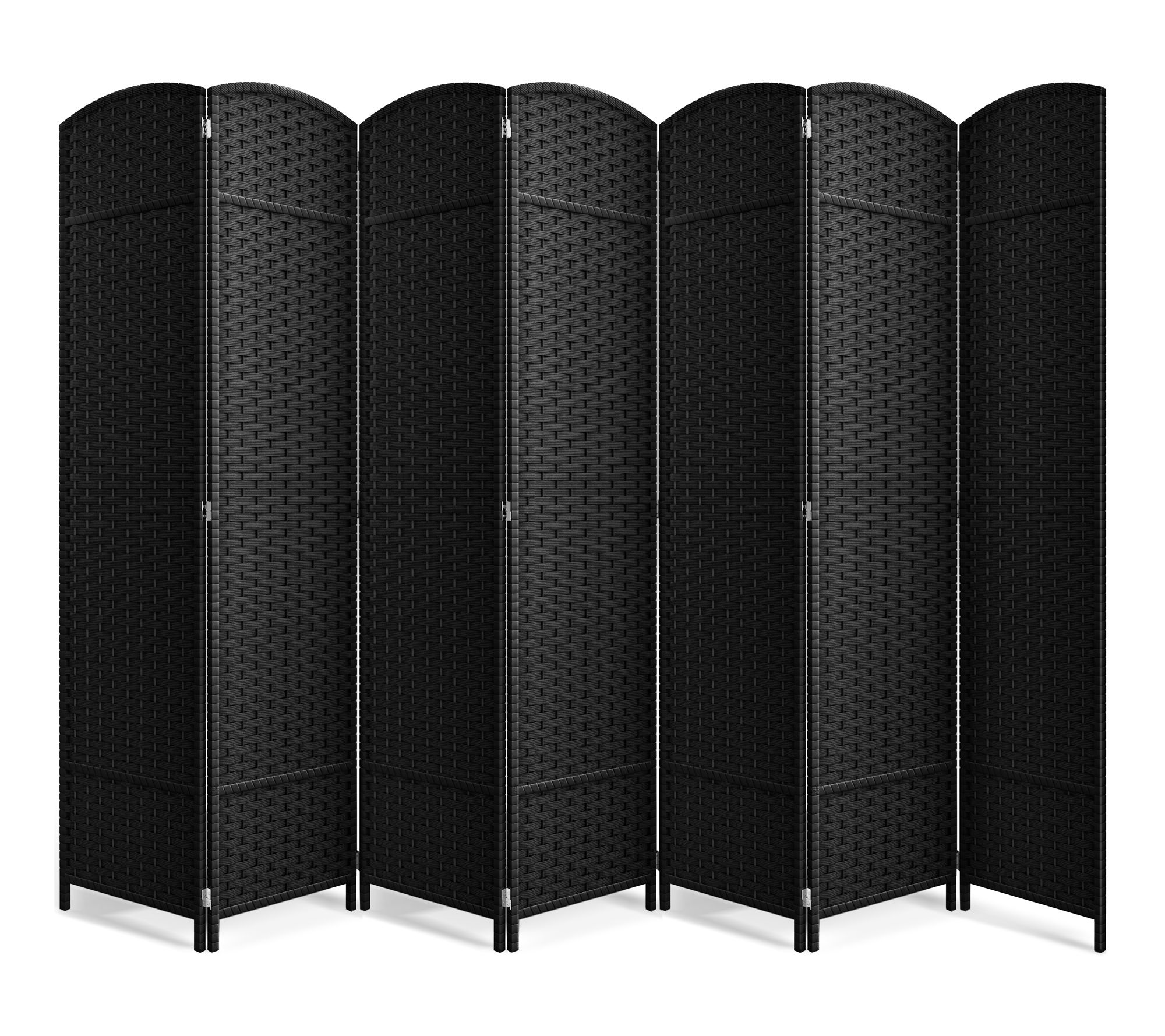 Sorbus 7 Panel Room Divider Double Hinged Partitions 108.5-inch