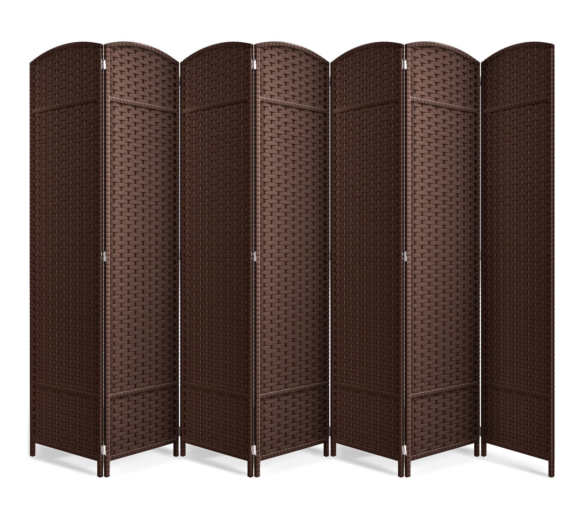 Sorbus 7 Panel Room Divider Double Hinged Partitions 108.5-inch