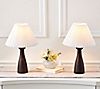 Bright Bazaar by Will Taylor Set of 2 16" Wooden Table Lamps