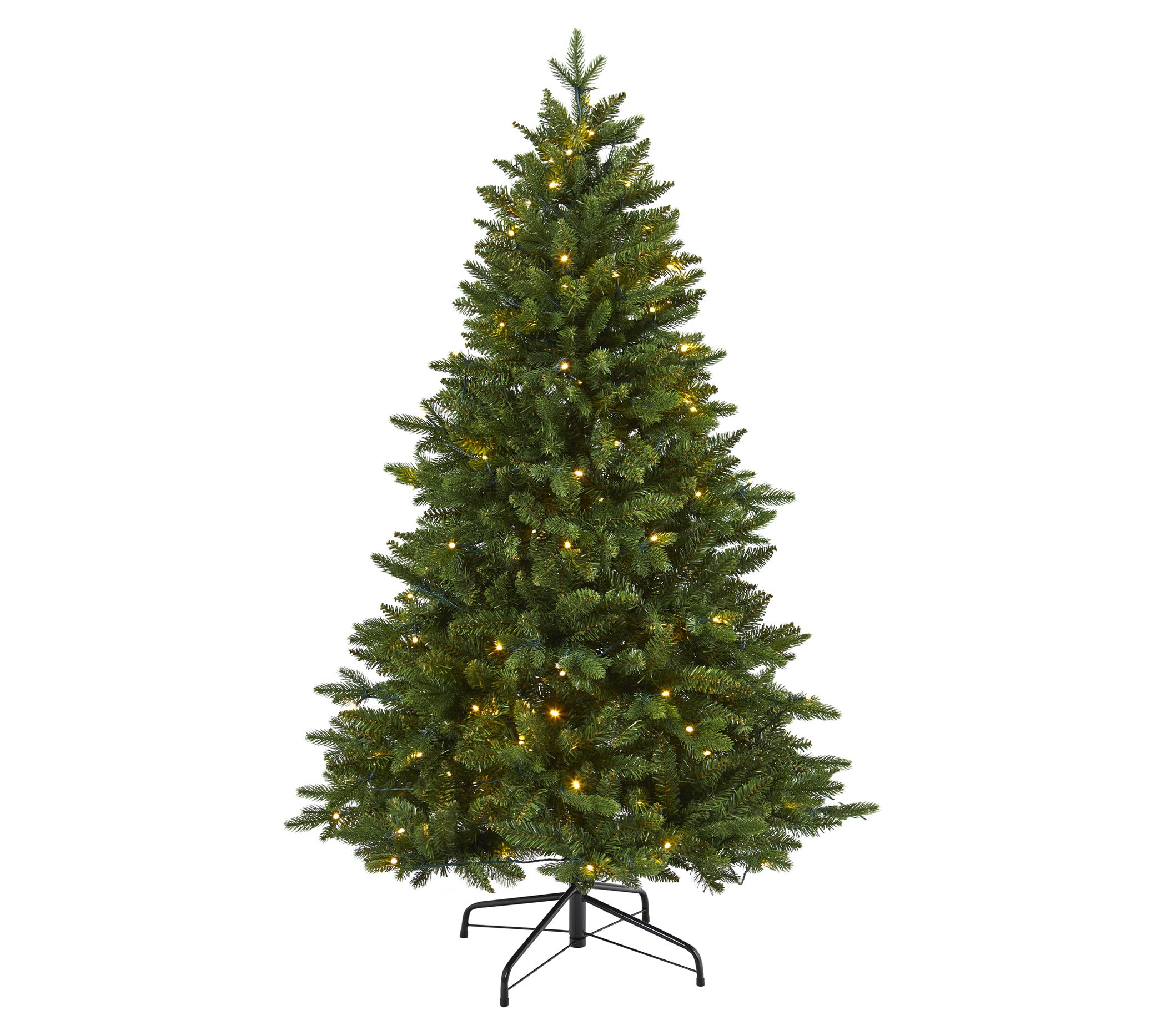 Nearly Natural 5' New Hampshire Fir Christmas Tree w/150 LED