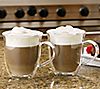 BonJour Coffee 12-oz Insulated Glass Latte Cups, Set of 2, 2 of 2