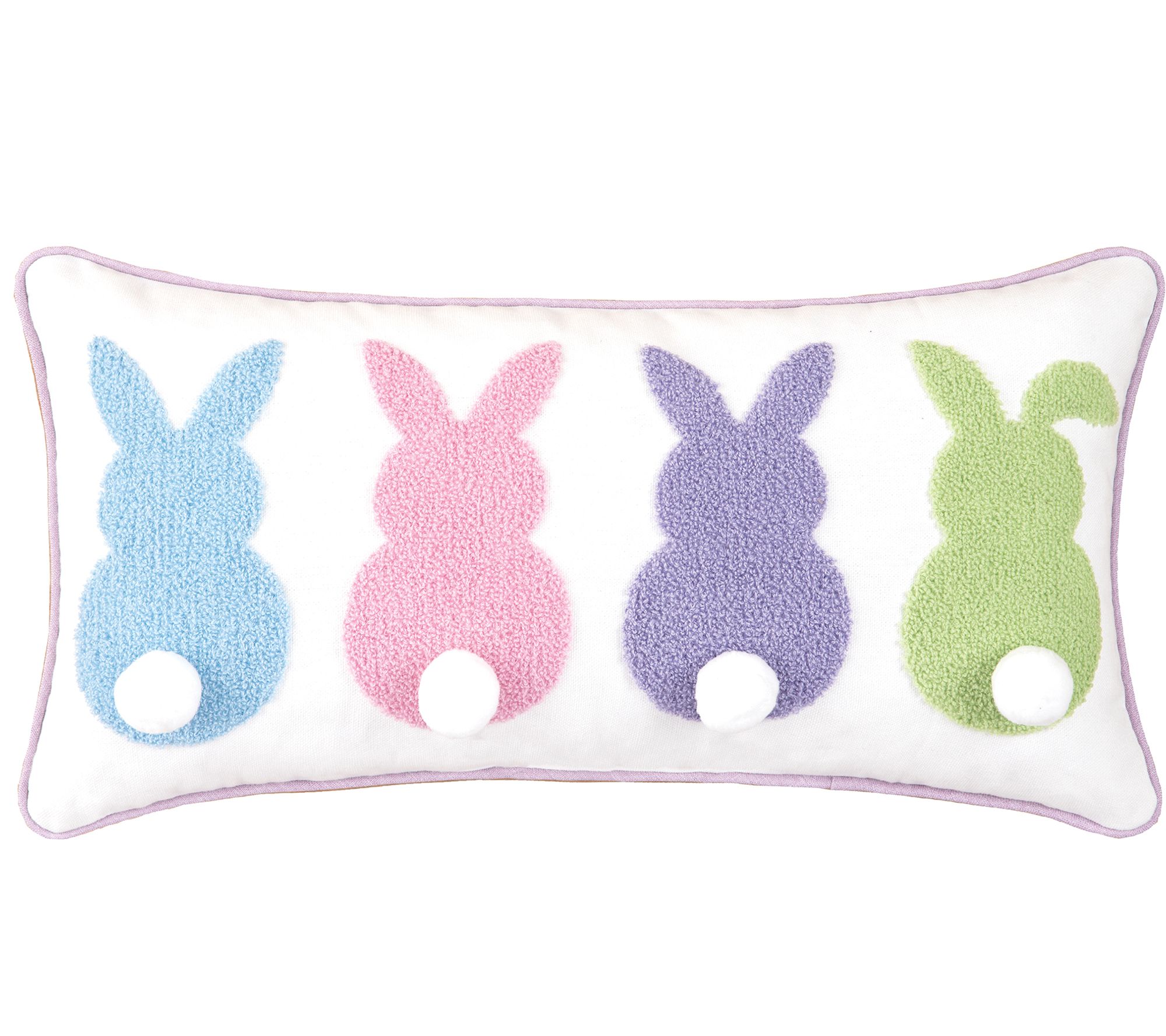 Bunny Bum Decorative Pillow by Valerie