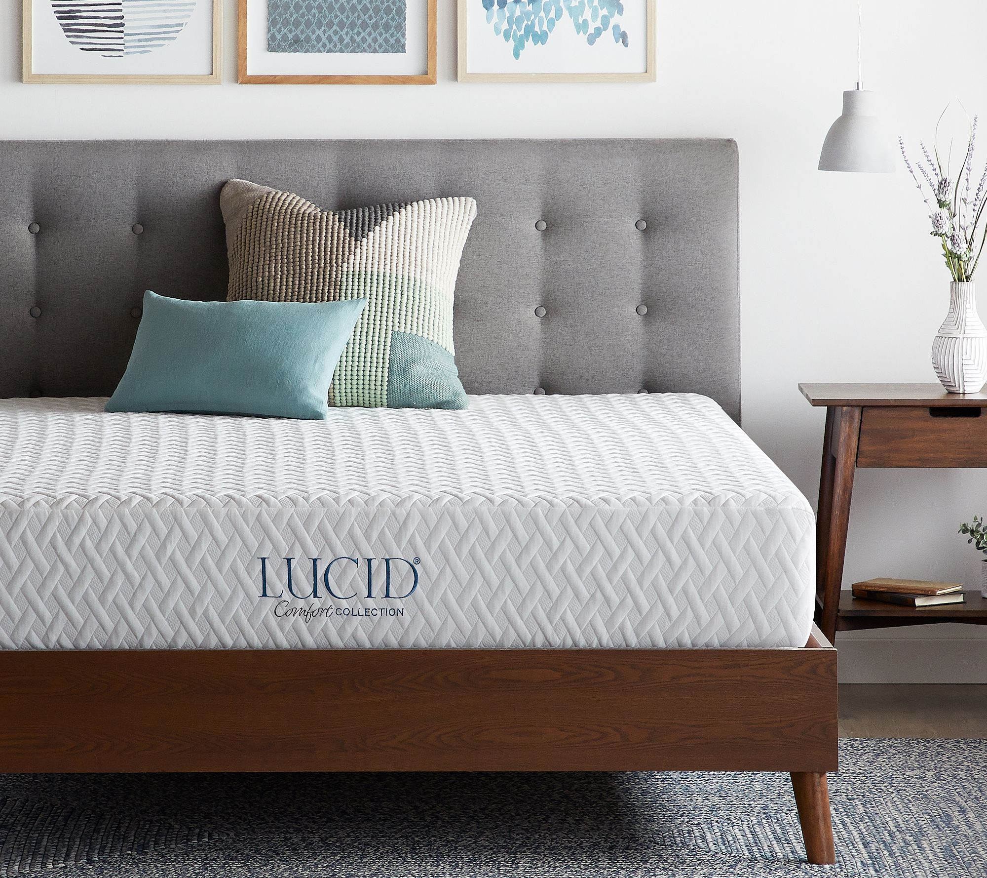 Lucid Comfort Collection 10" Gel Foam Full Mattress
