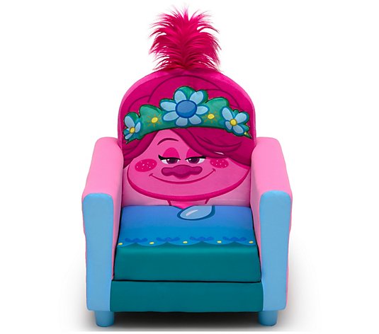 Trolls World Tour Figural Upholstered Chair byDelta Children