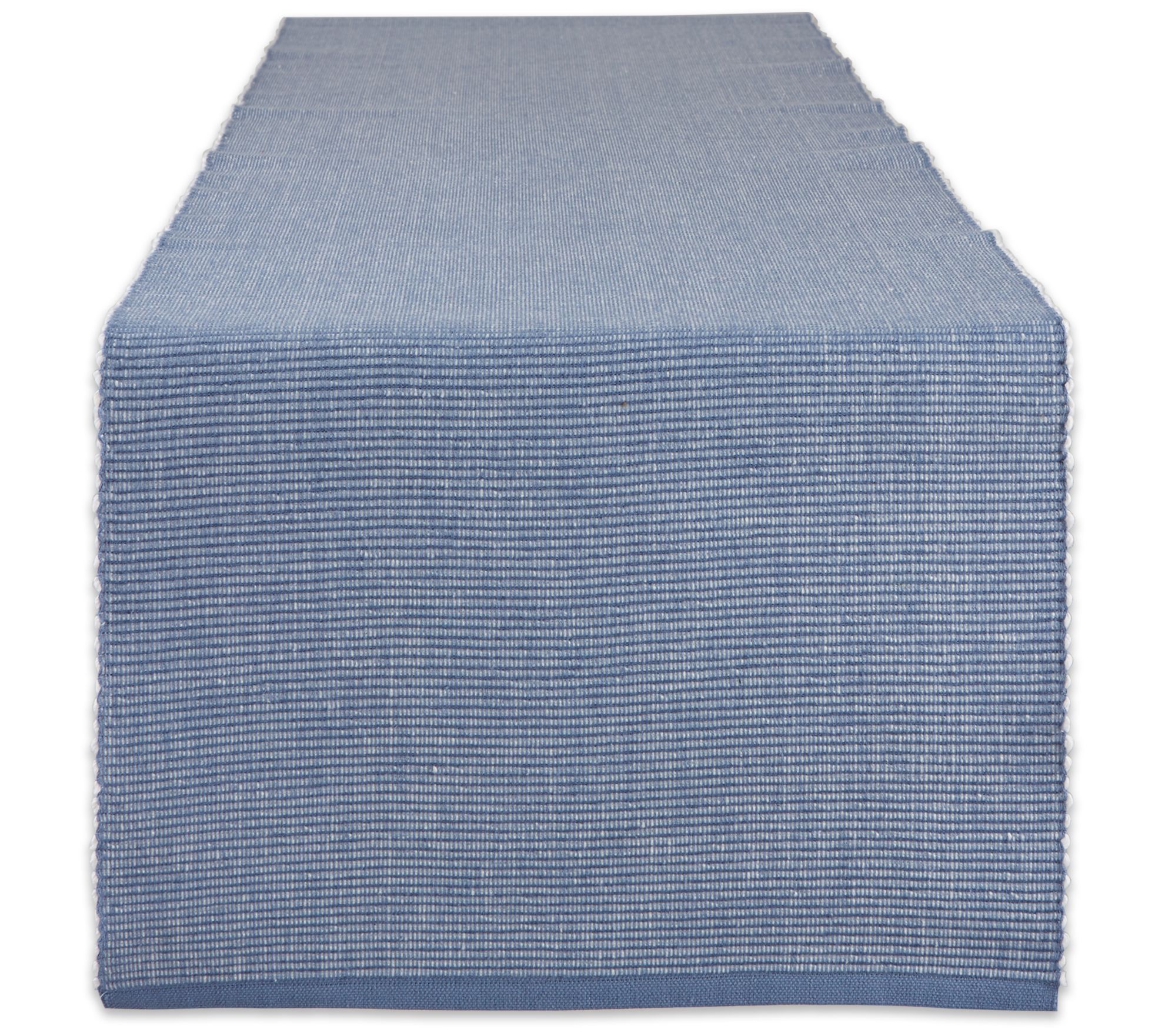 Design Imports 2-Tone Ribbed Table Runner 13x72