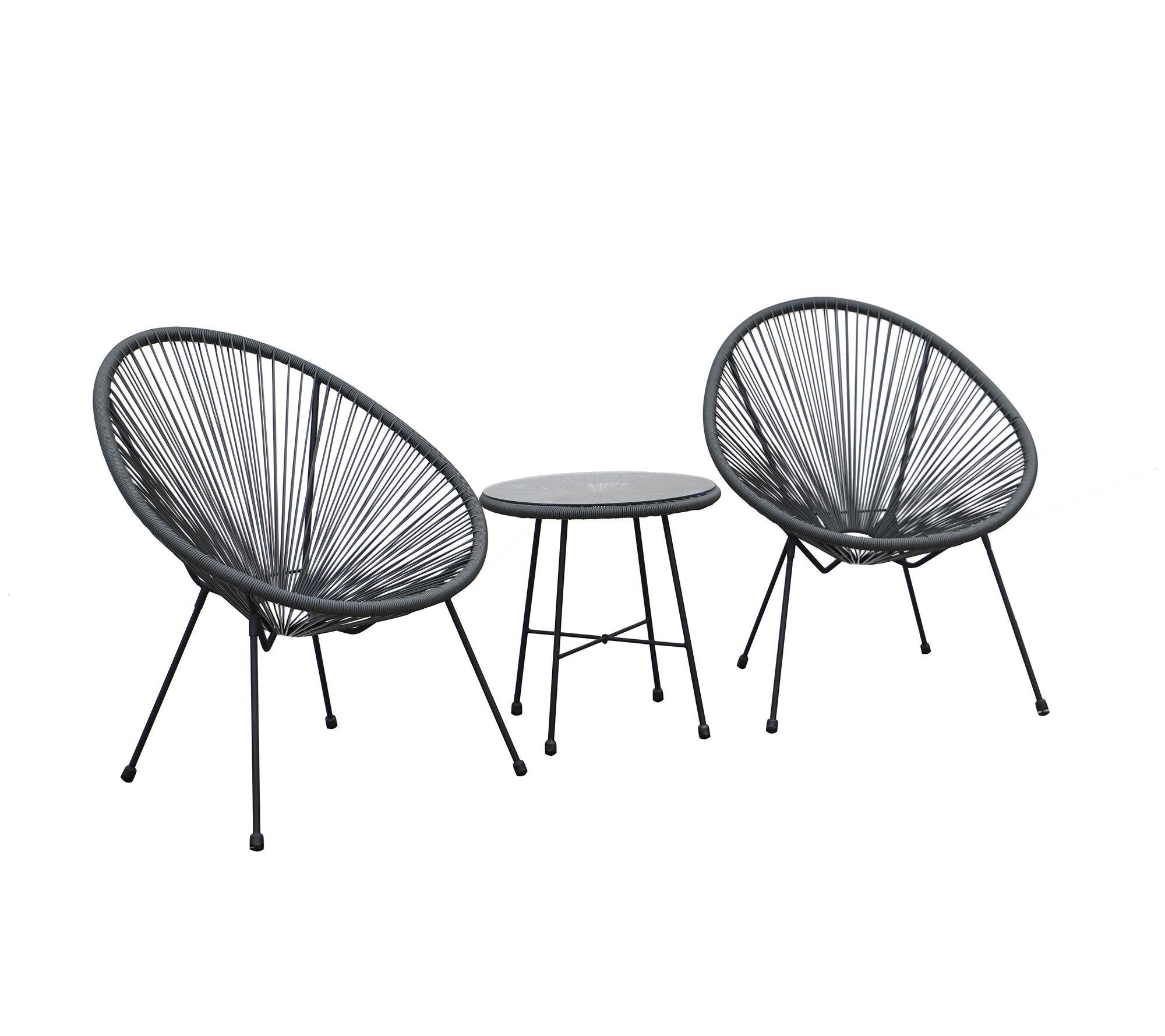 Dukap 3-Piece Conversation Outdoor Patio Set -assio