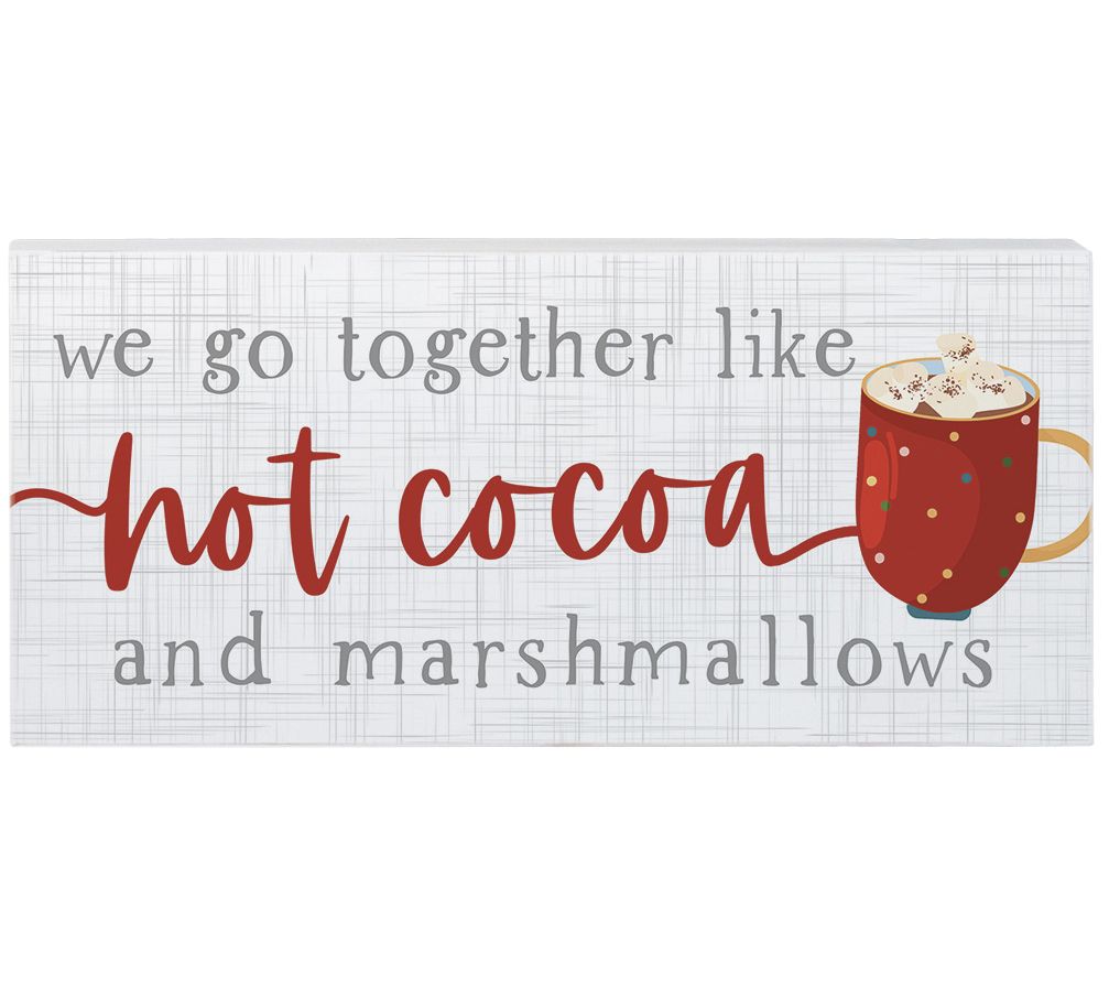 Sincere Surroundings 12" Hot Cocoa Marshmellows Inspire Board