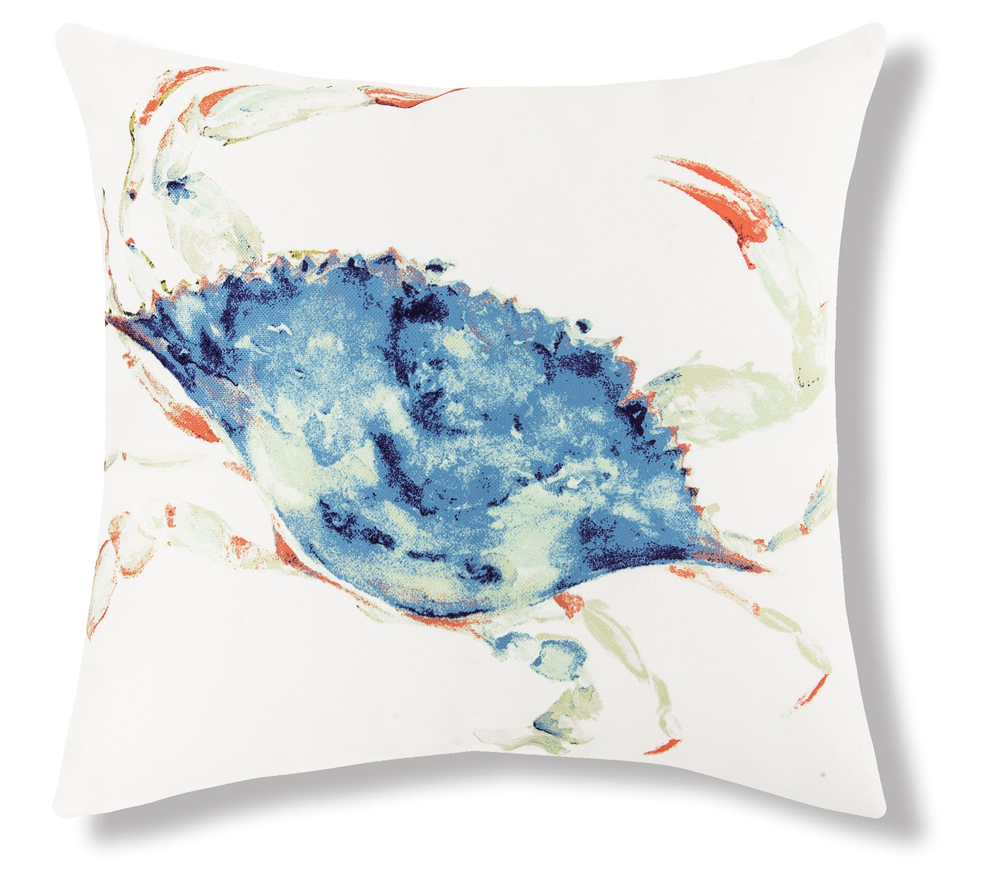 18" x 18" Marino Crab Pillow by Valerie