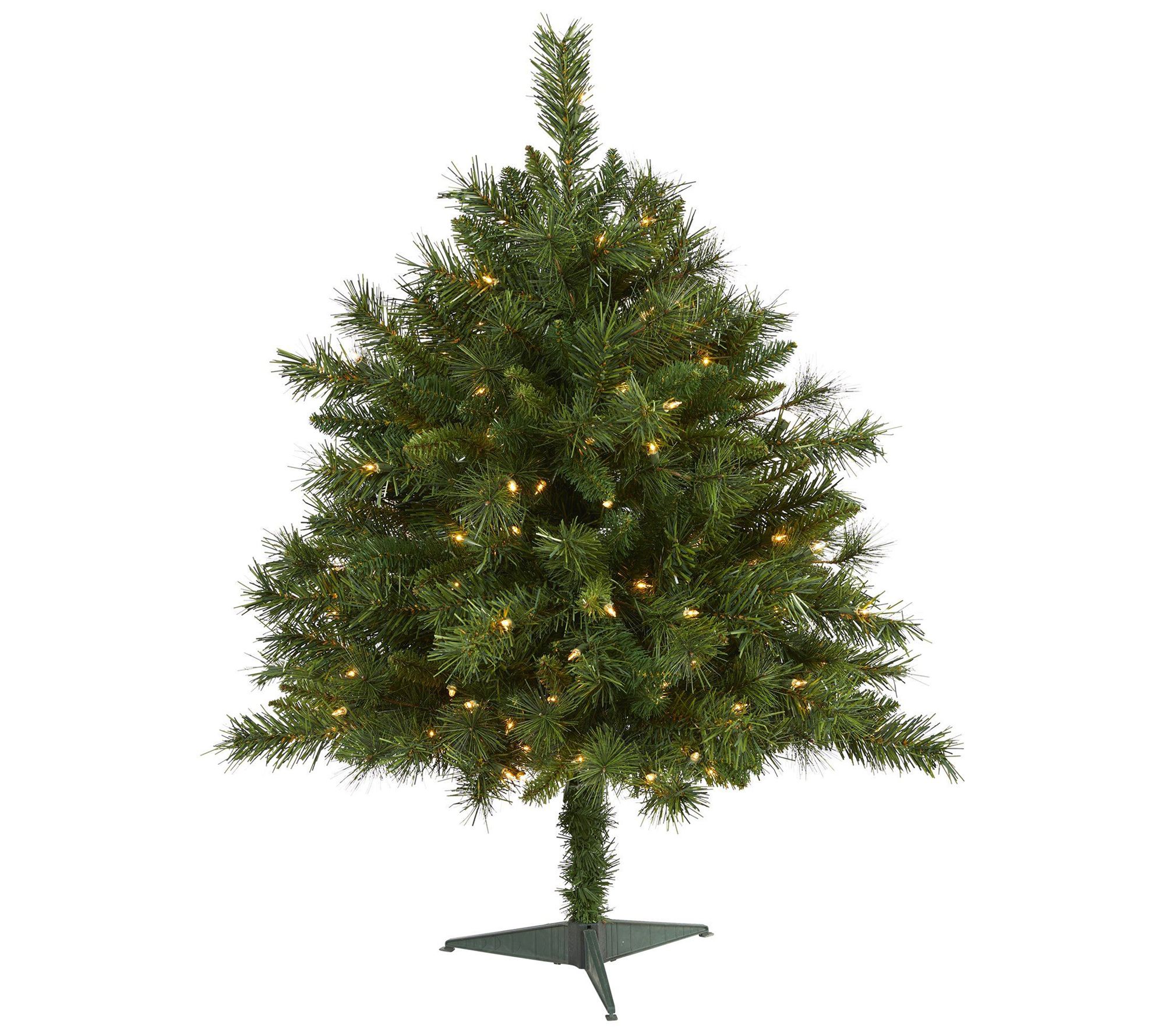 Nearly Natural 3-ft Wyoming Mixed Pine Lit Christmas Tree
