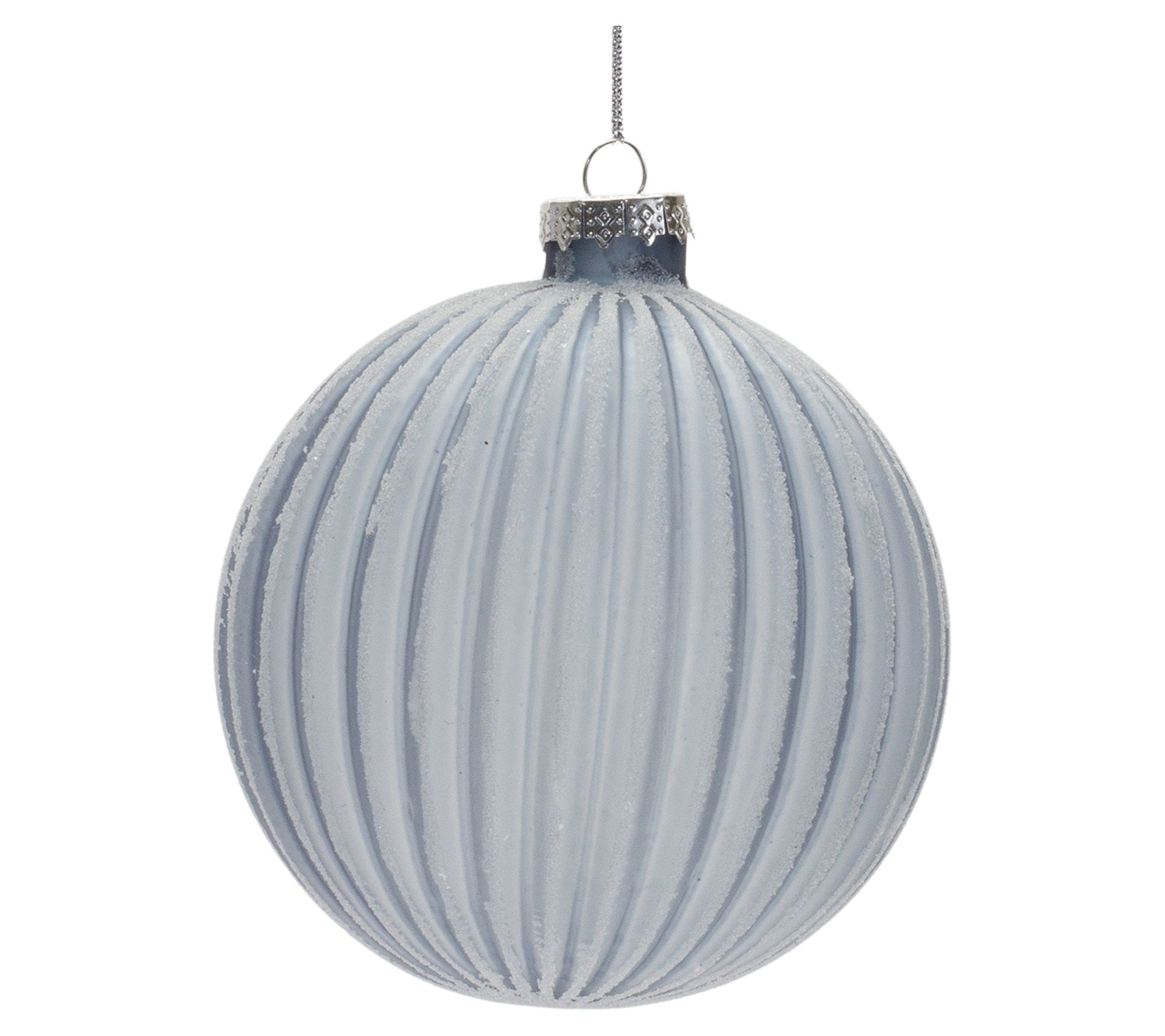 Melrose Frosted Glass Ball Ornament (Set of 6)