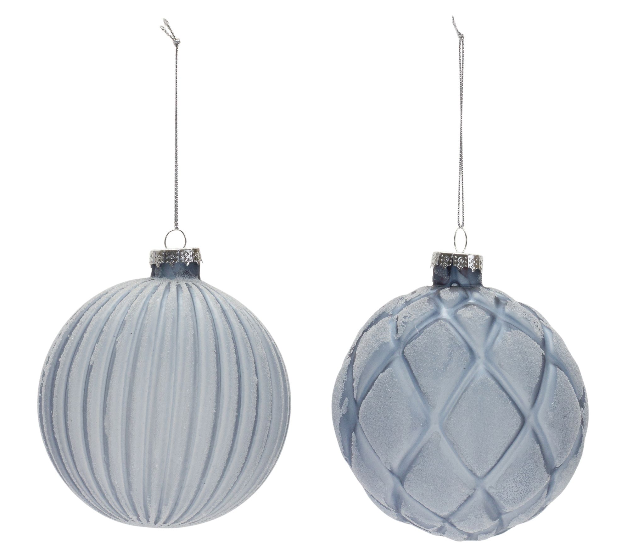 Melrose Frosted Glass Ball Ornament (Set of 6)