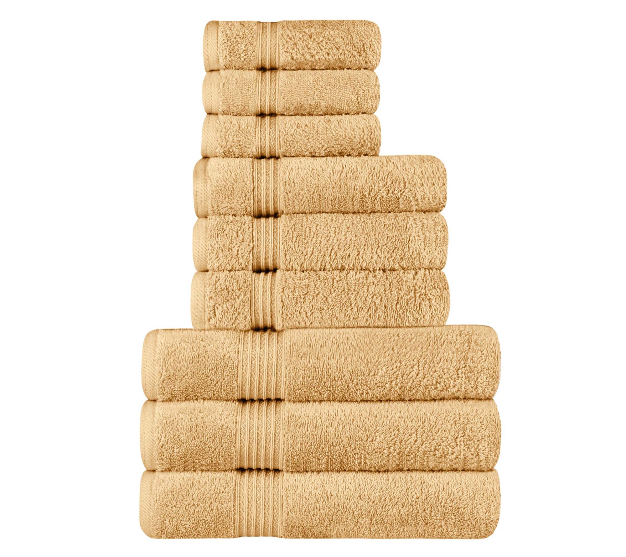 Superior Egyptian Cotton Highly Absorbent 9-PCft Towel Set