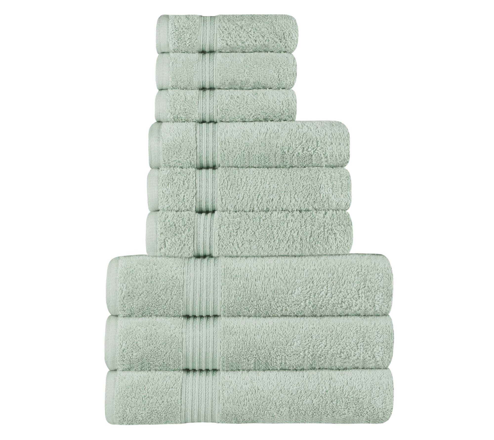 Superior Egyptian Cotton Highly Absorbent 9-PCft Towel Set