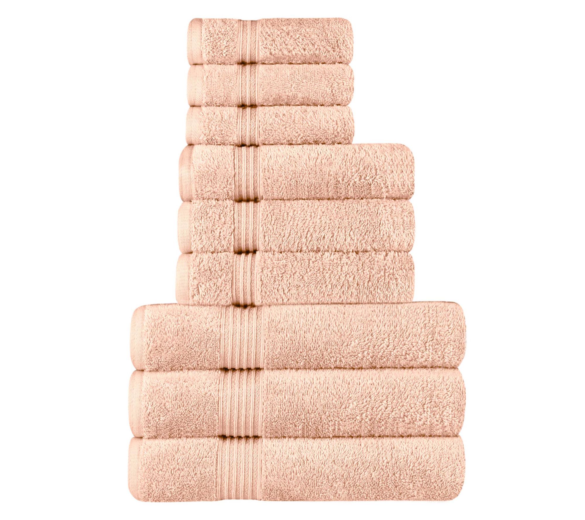 Superior Egyptian Cotton Highly Absorbent 9-PCft Towel Set